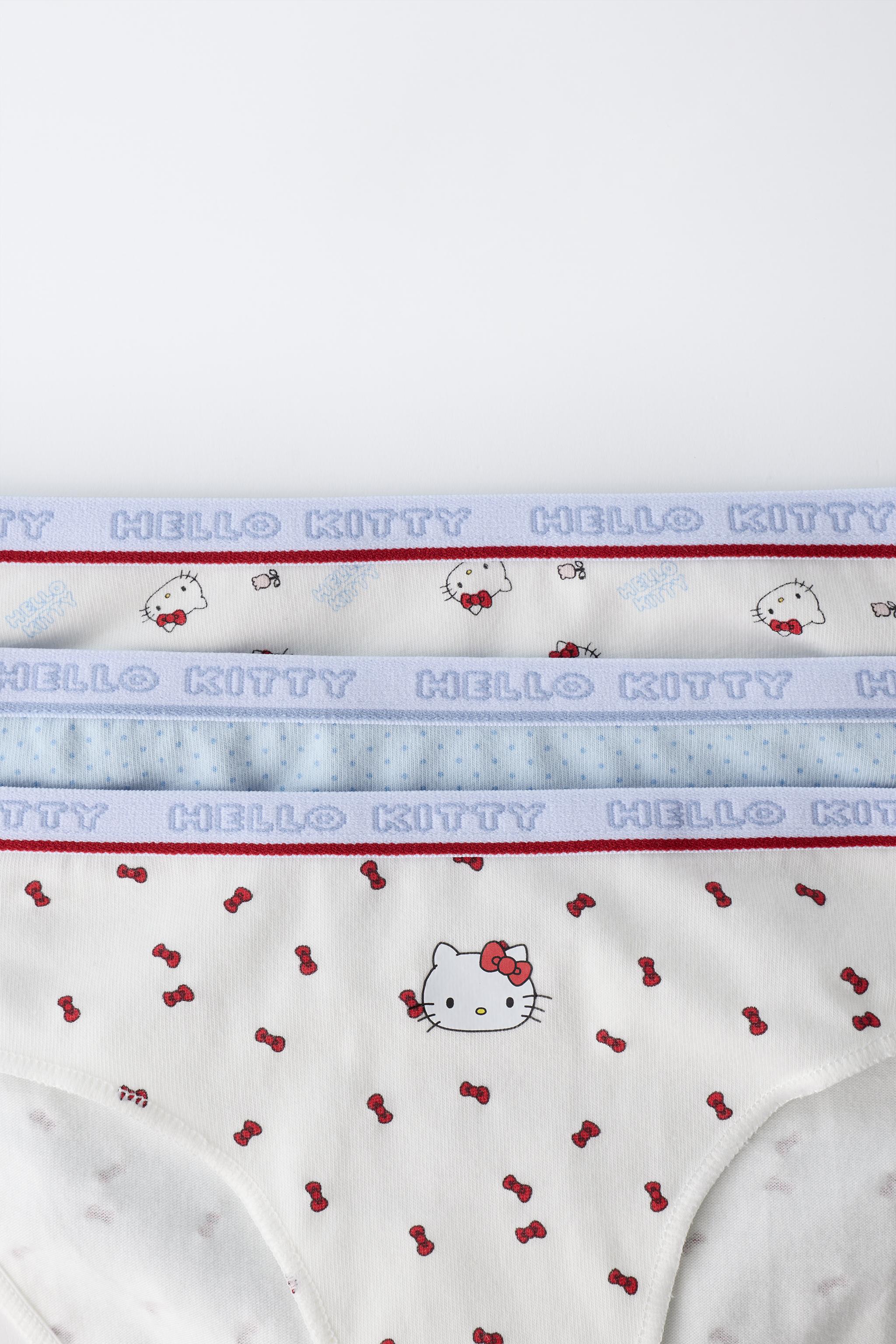 2-6 YEARS/ THREE-PACK OF HELLO KITTY © SANRIO UNDERWEAR