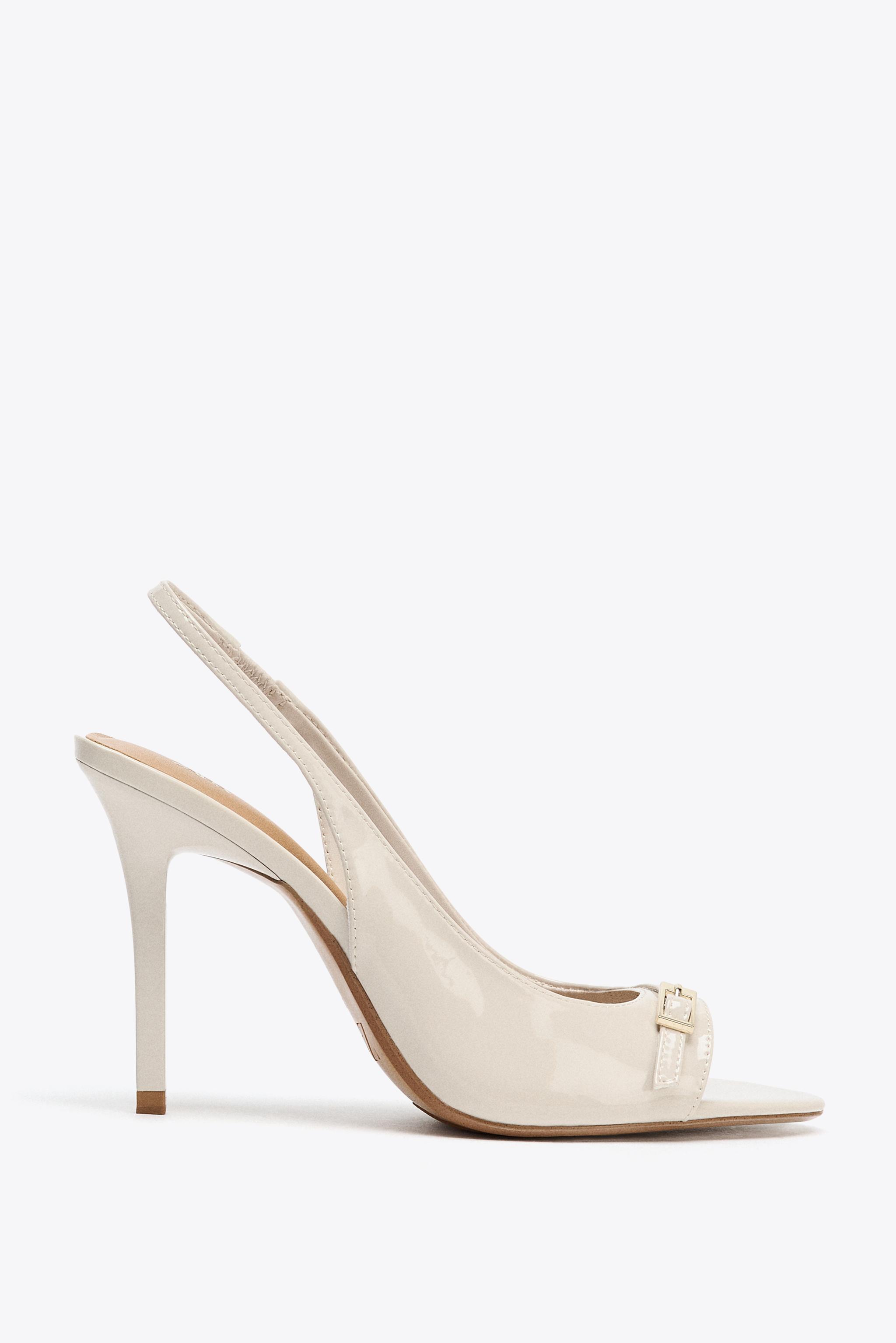 HEELED BUCKLE SANDALS