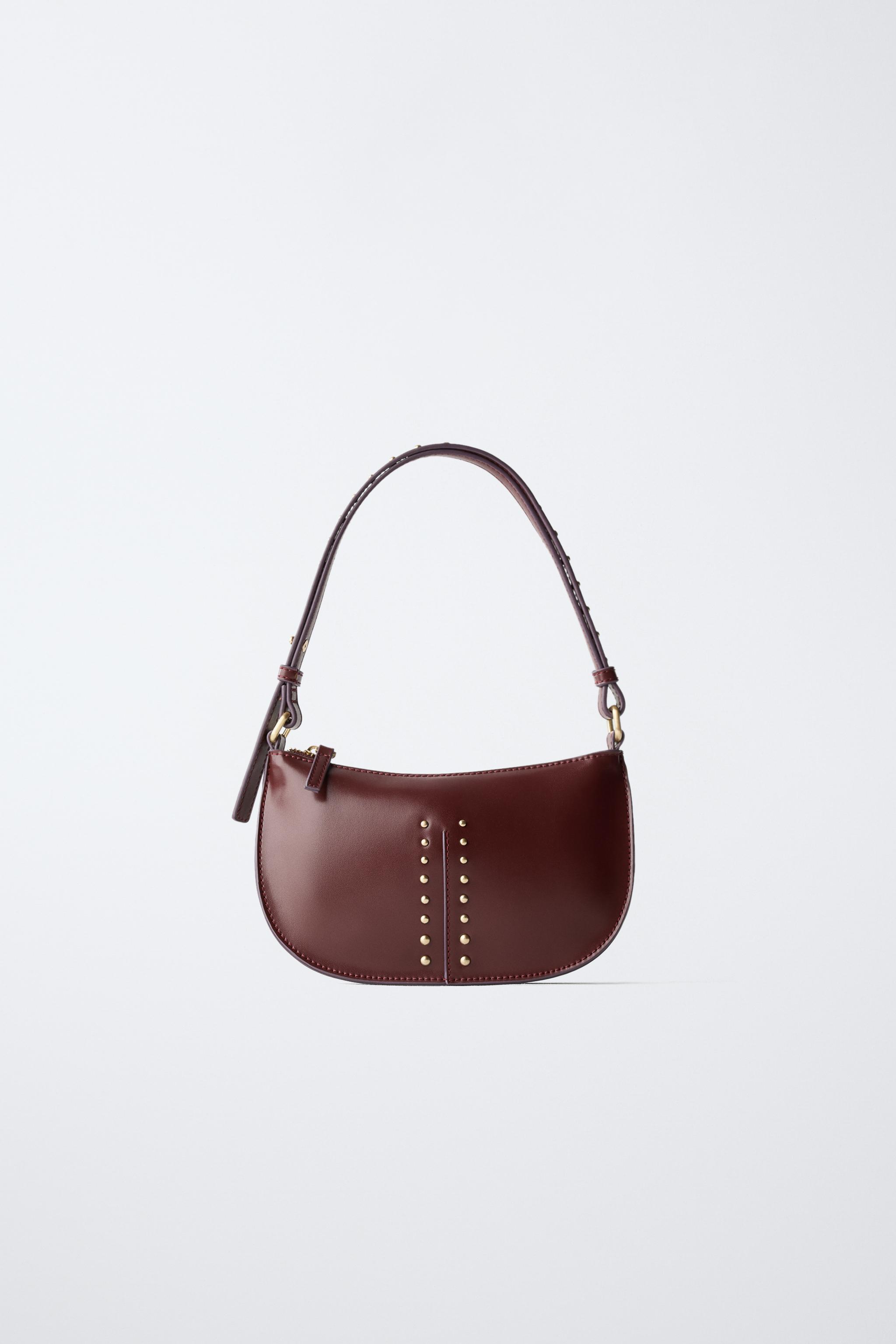 STUDDED SHOULDER BAG