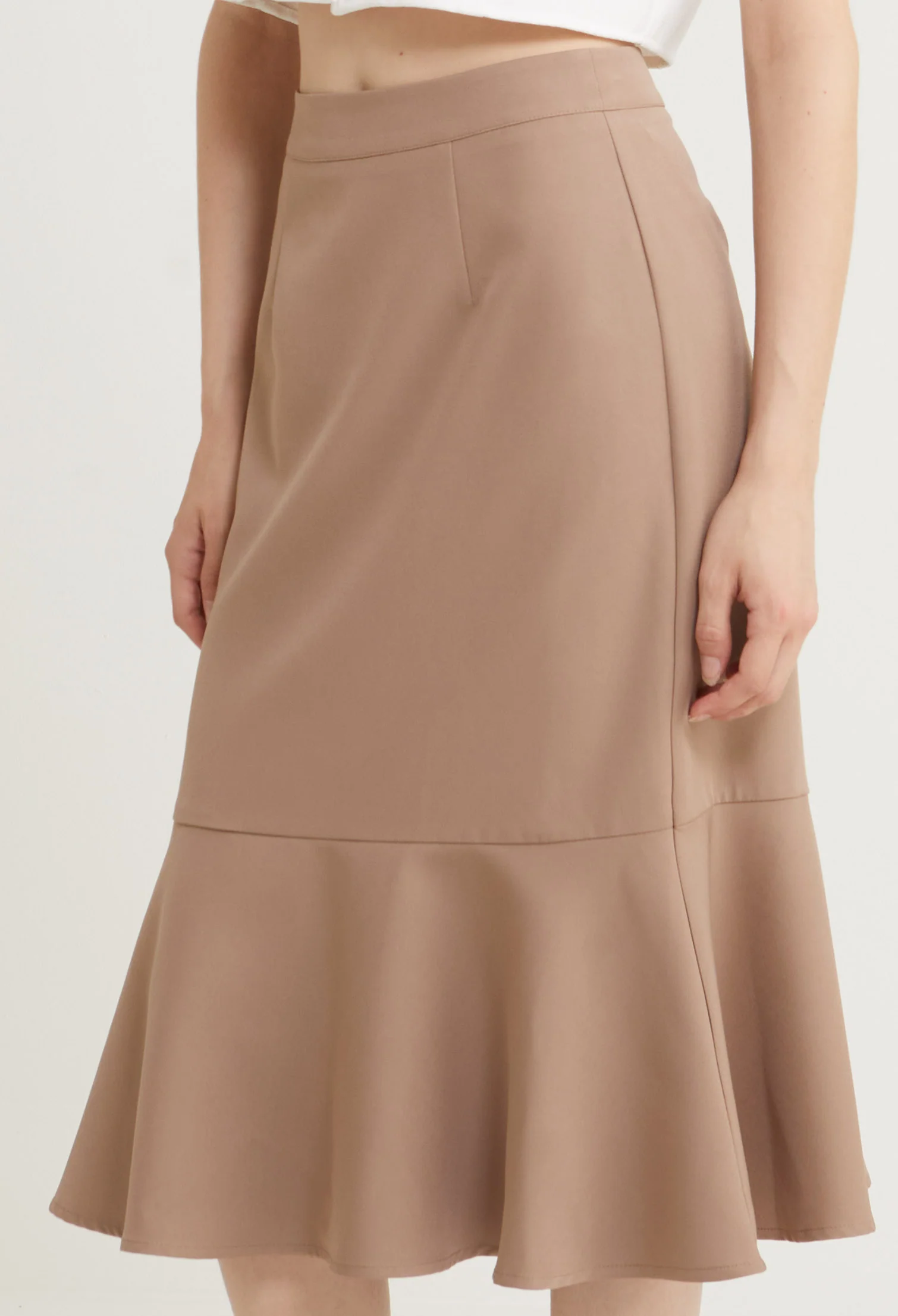 Luxe Wave Midi Skirt