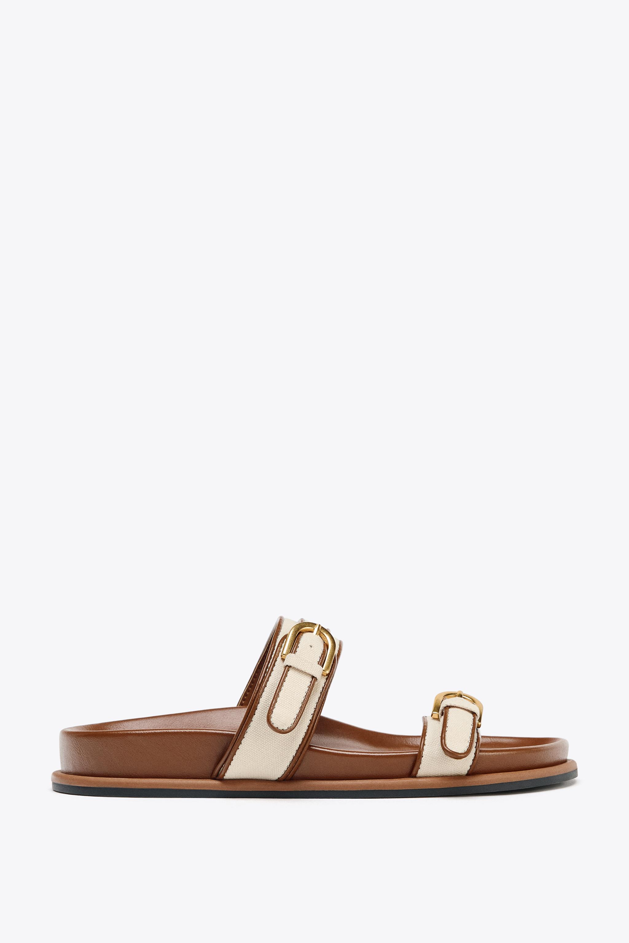 STRAPPY BUCKLE SANDALS
