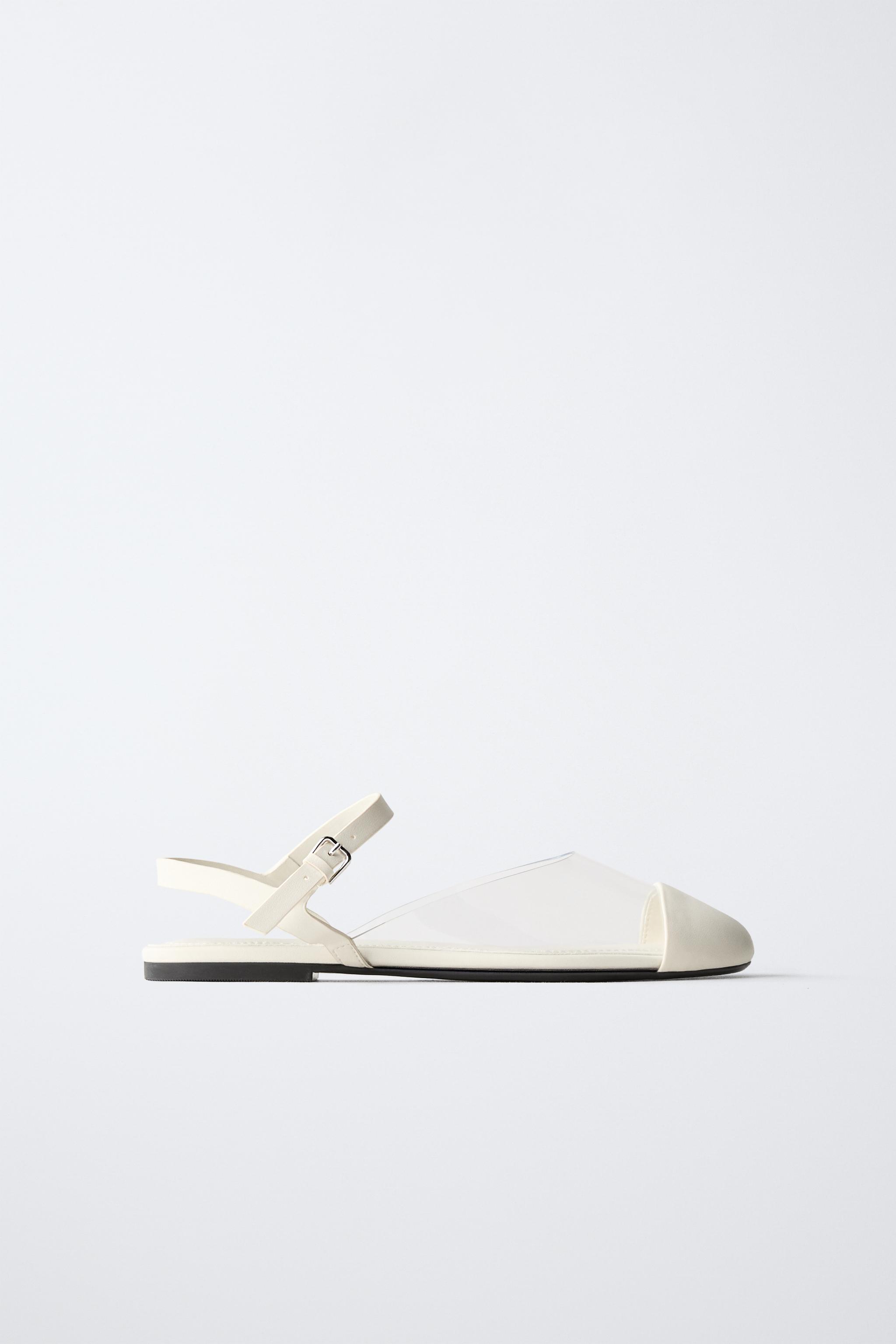 VINYL SLINGBACK SHOES