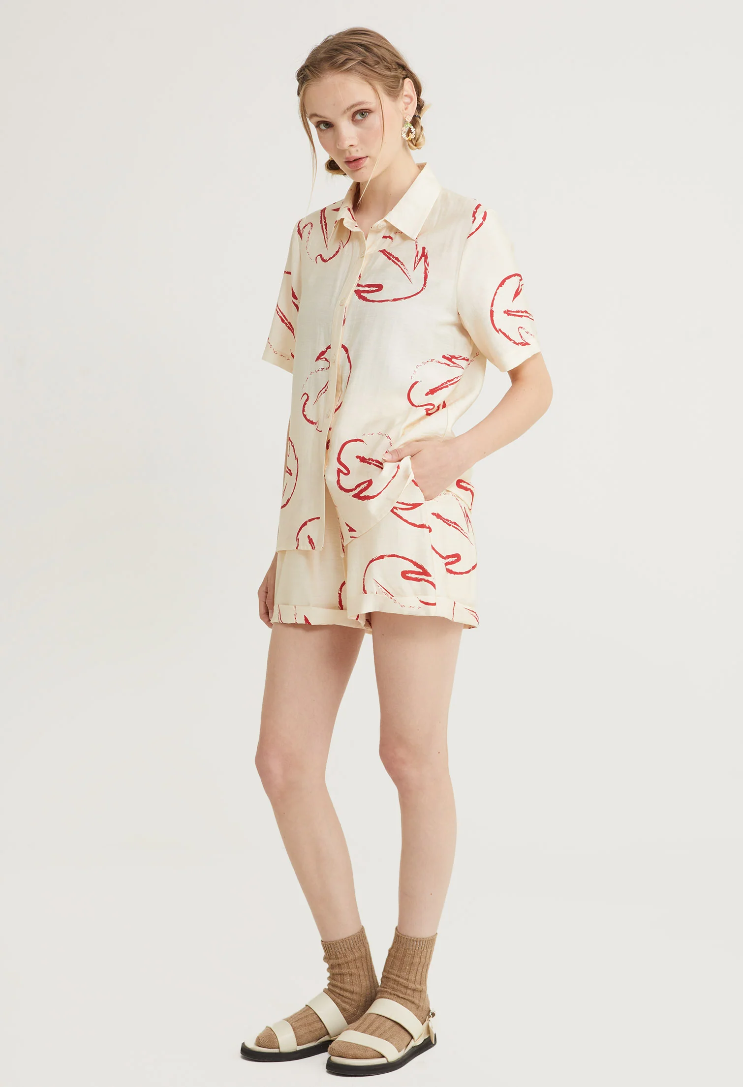 Kapalua Mist Short Sleeves Top