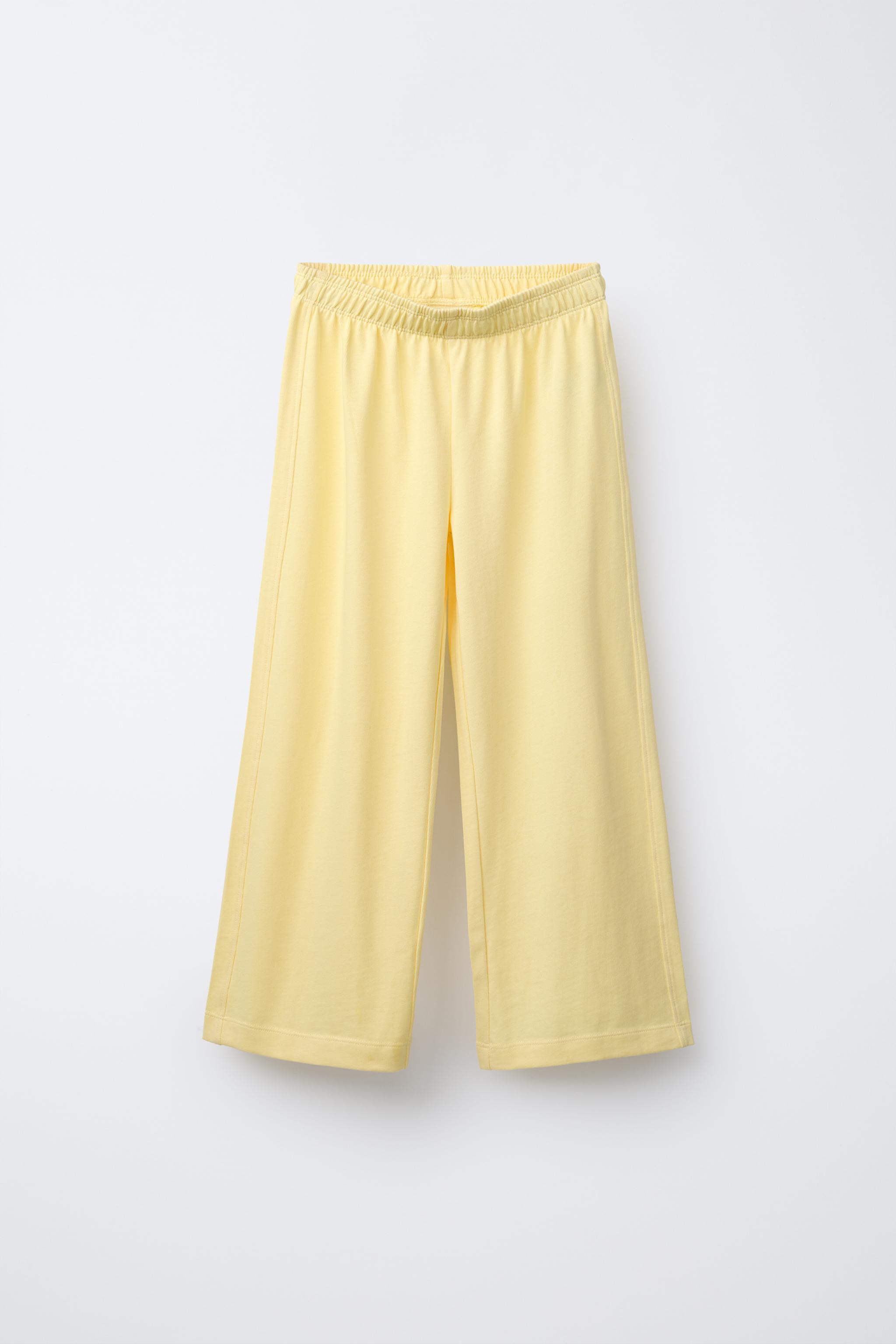 WIDE LEG HEAVY WEIGHT PLAIN PANTS