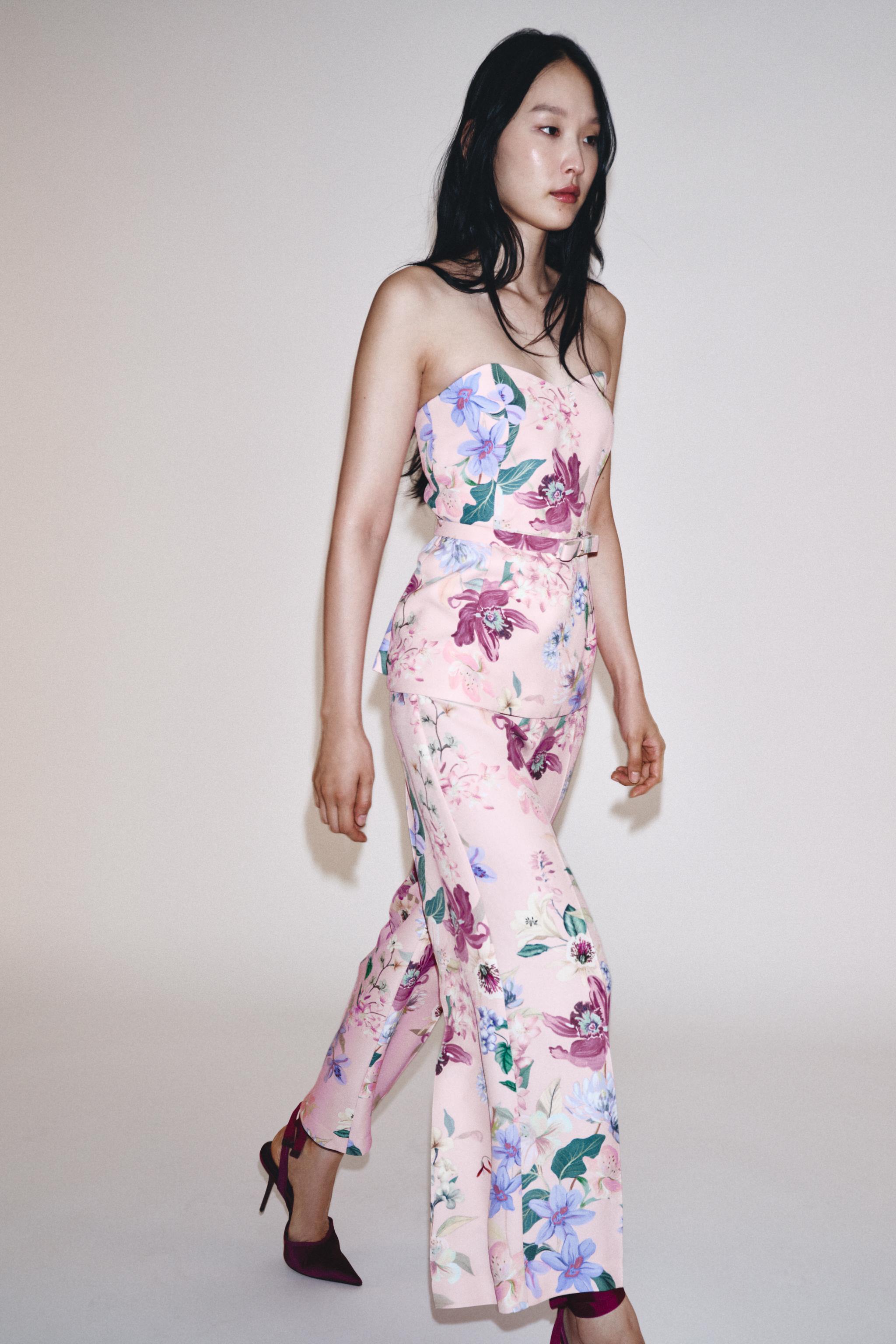 FLORAL PRINT PANTS