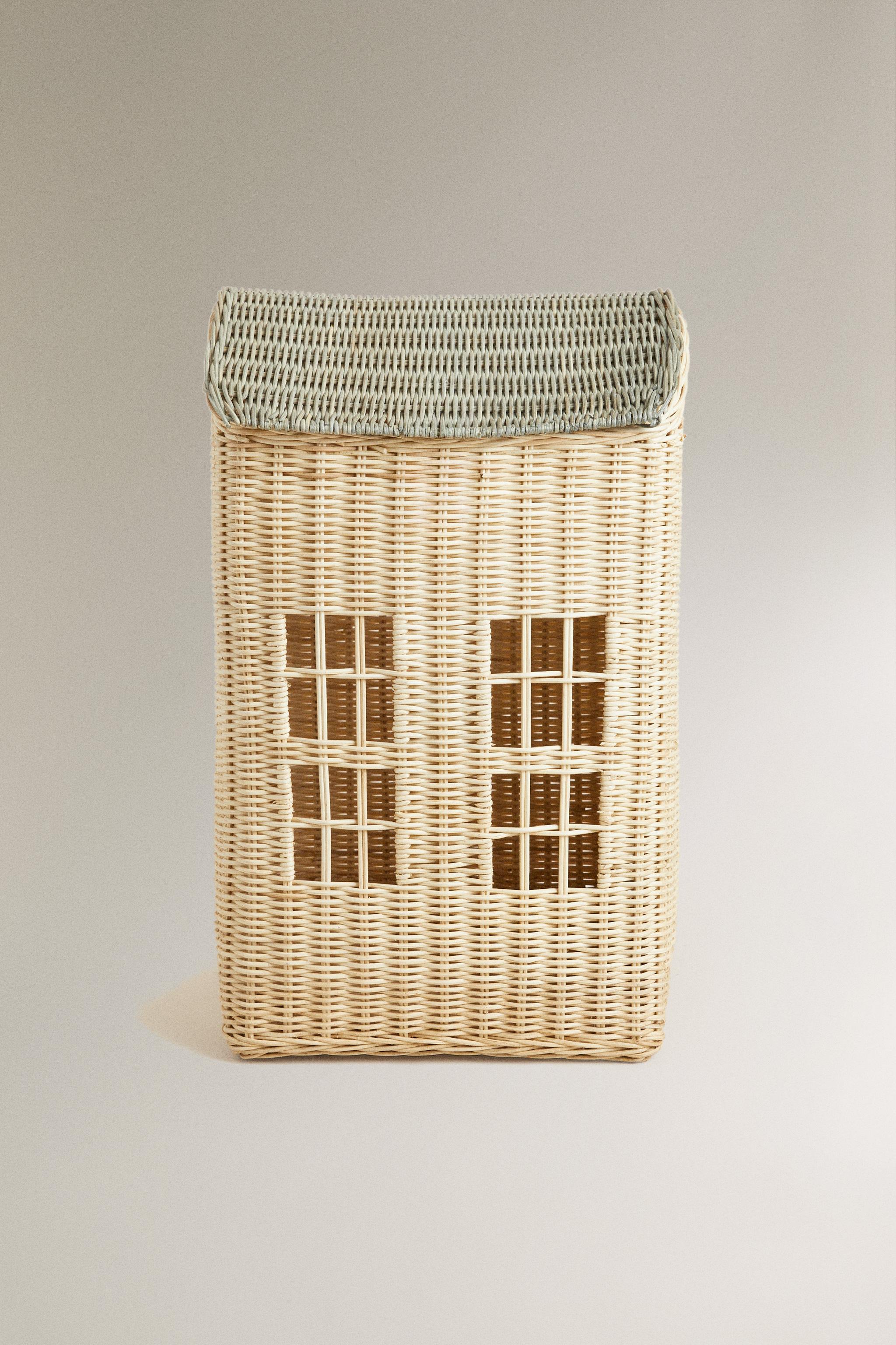 KIDS’ RATTAN HOUSE BASKET