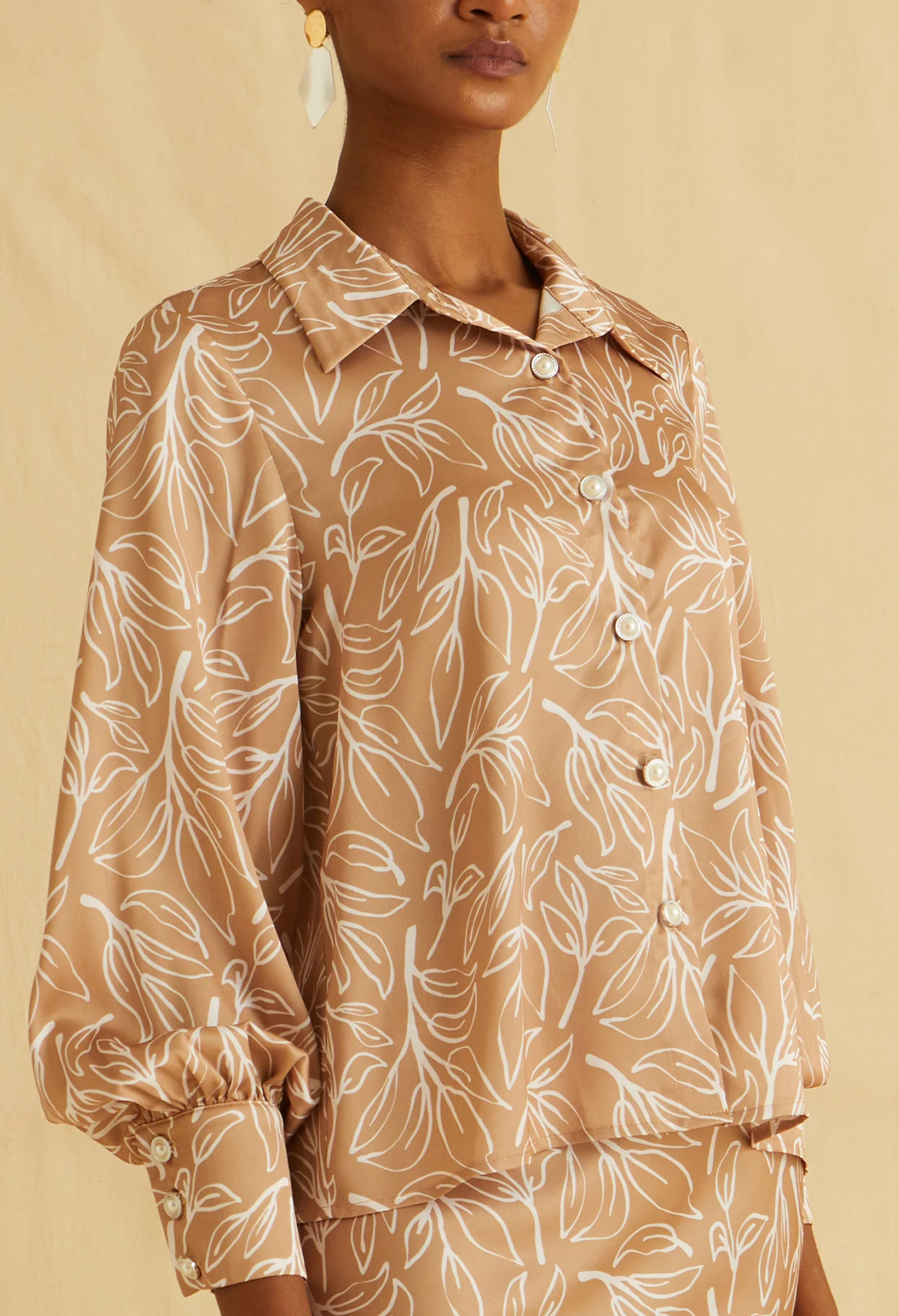 Pastel Bloom Collared Shirt