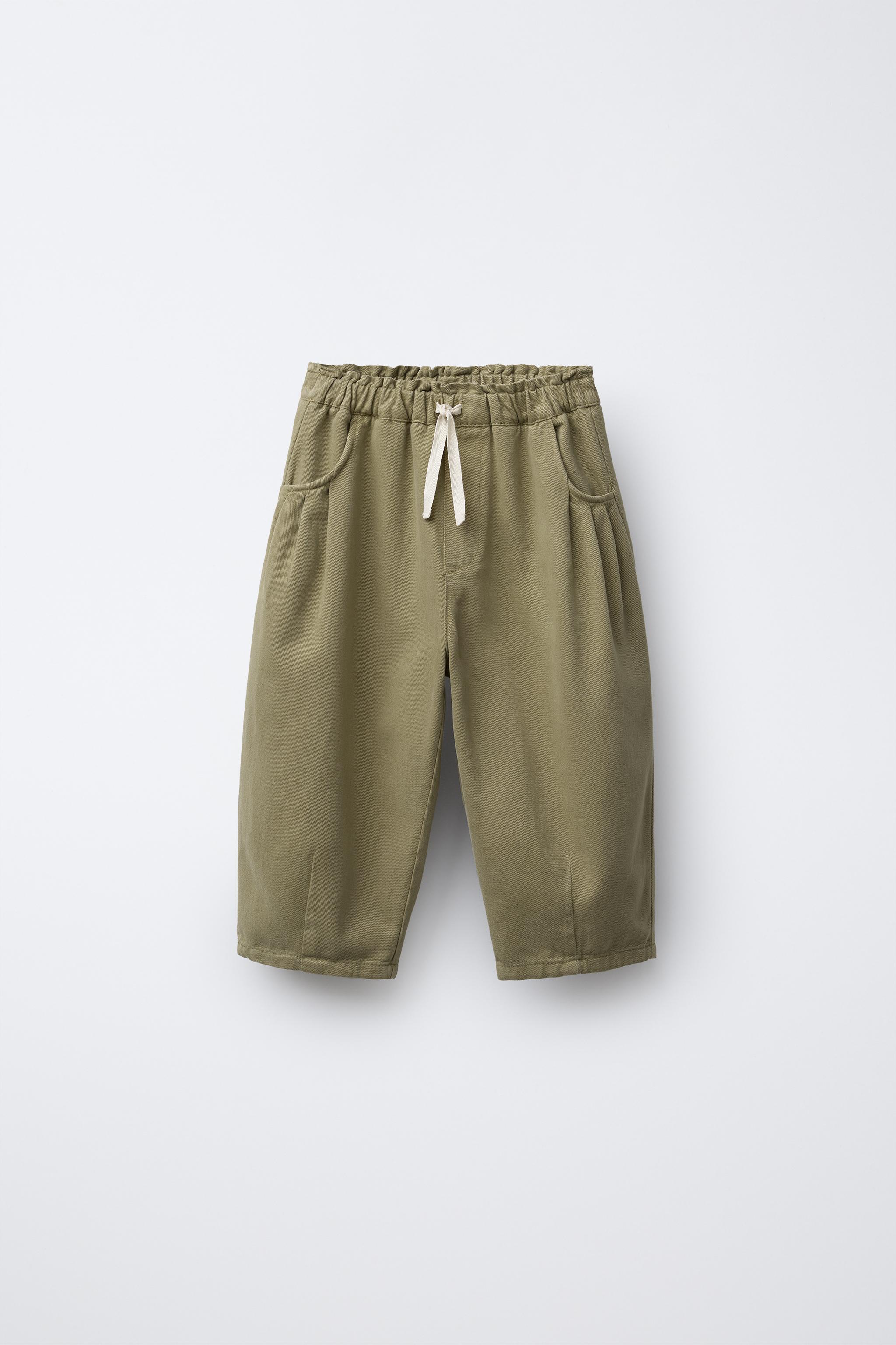 SOLID BAGGY PANTS