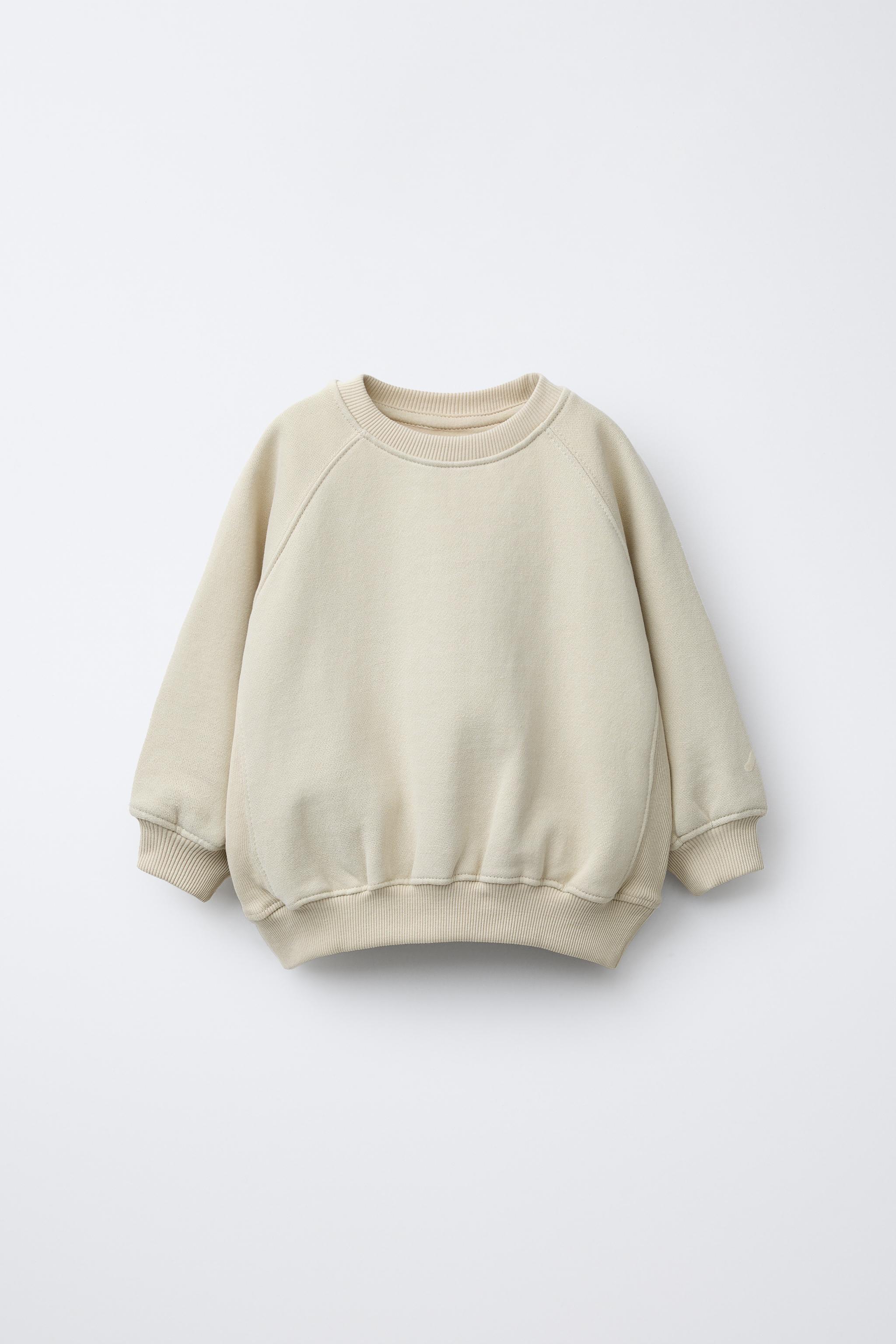 FLOCKED LOGO SWEATSHIRT