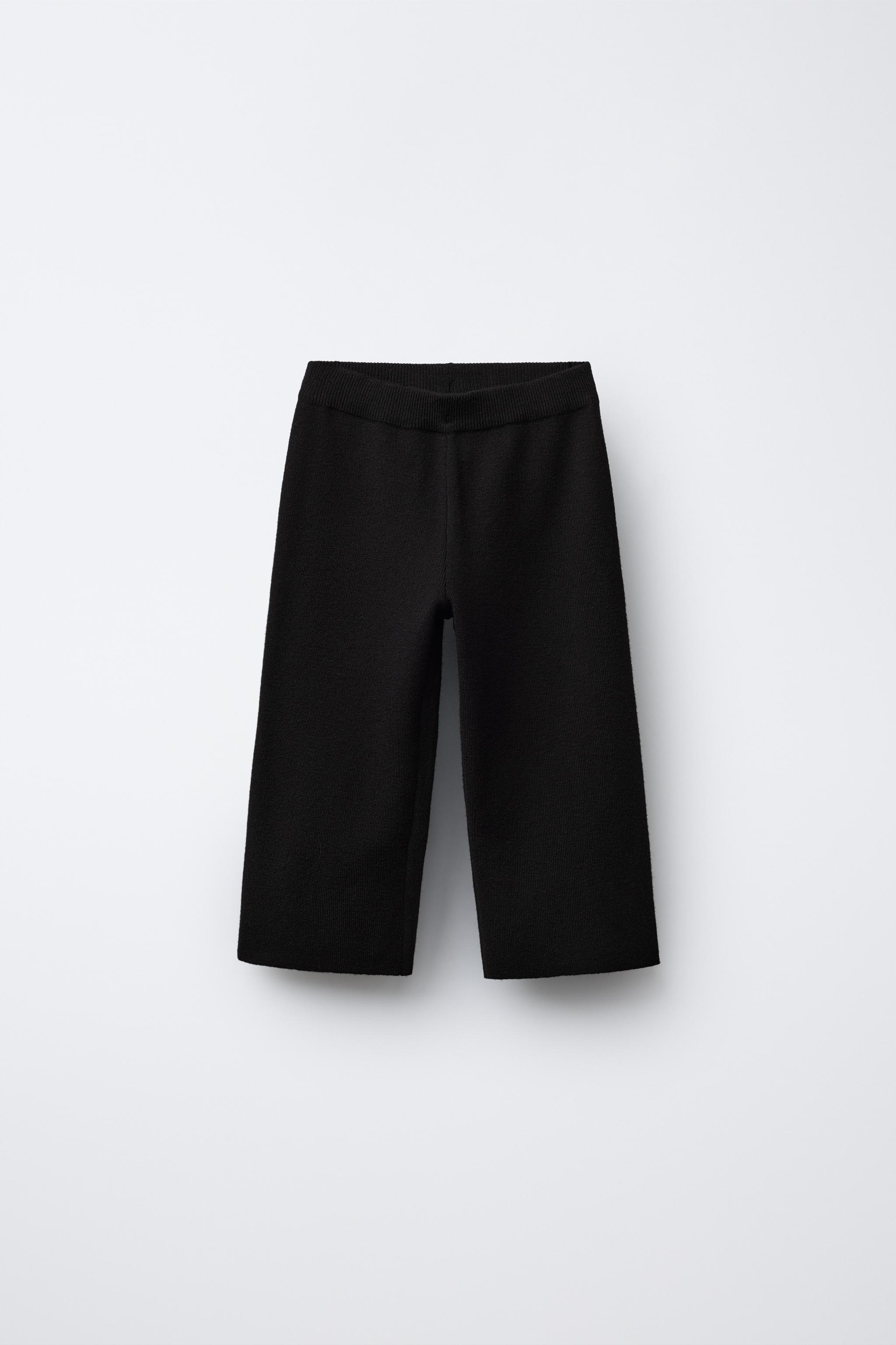 HEART STRAIGHT LEG KNIT PANTS