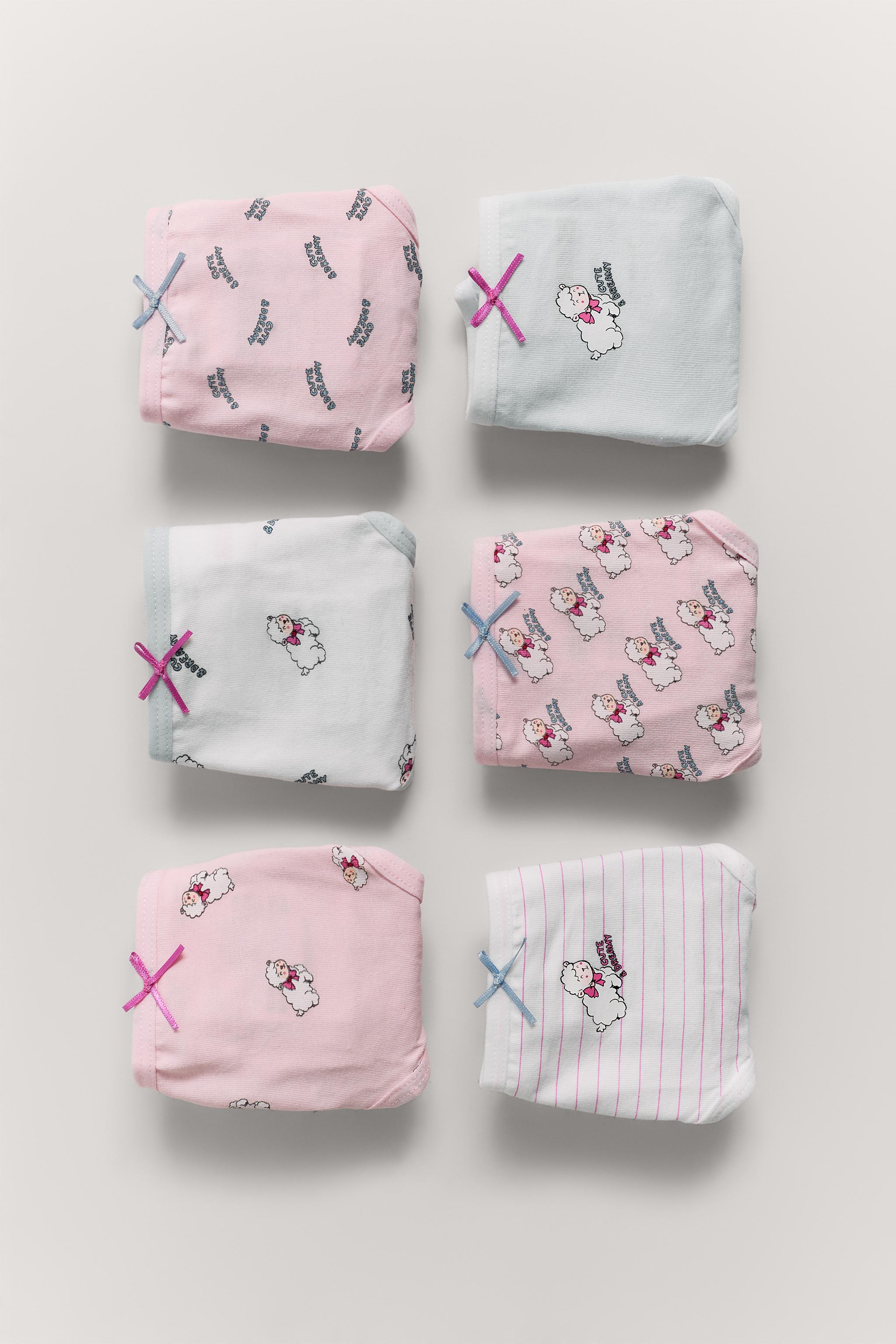 2-6 YEARS/ SIX-PACK OF SHEEP UNDERWEAR