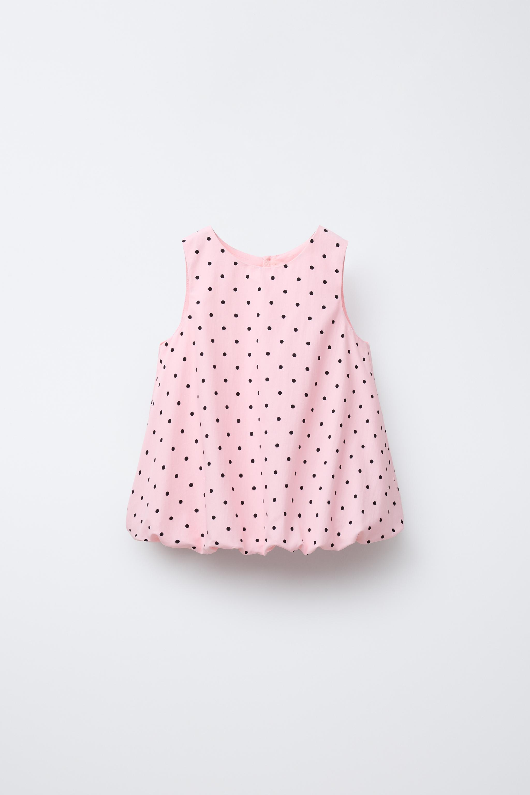 POLKA DOT PRINTED BALLOON TOP