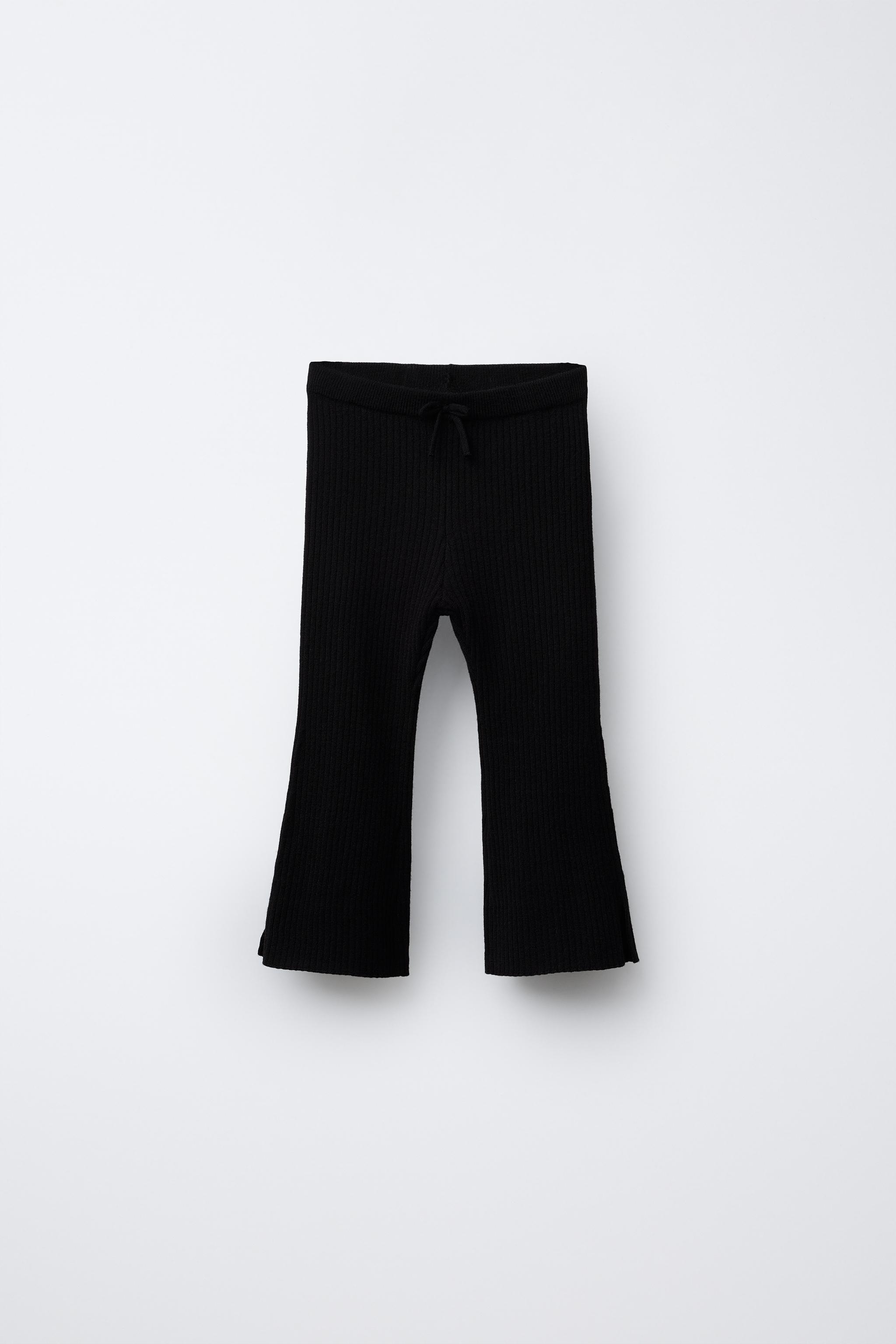 KNIT FLARE LEGGINGS