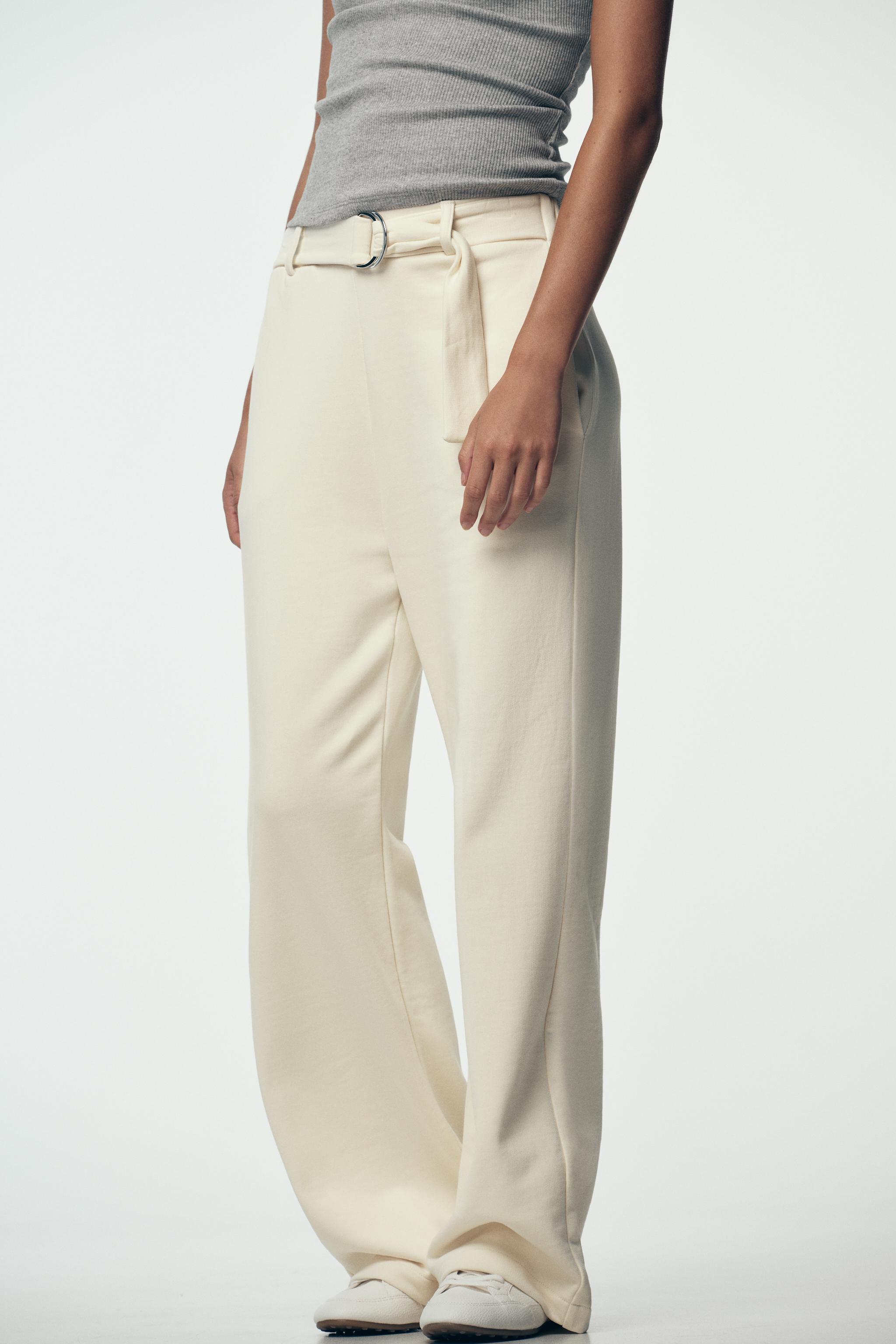 RUSTIC BELTED PANTS