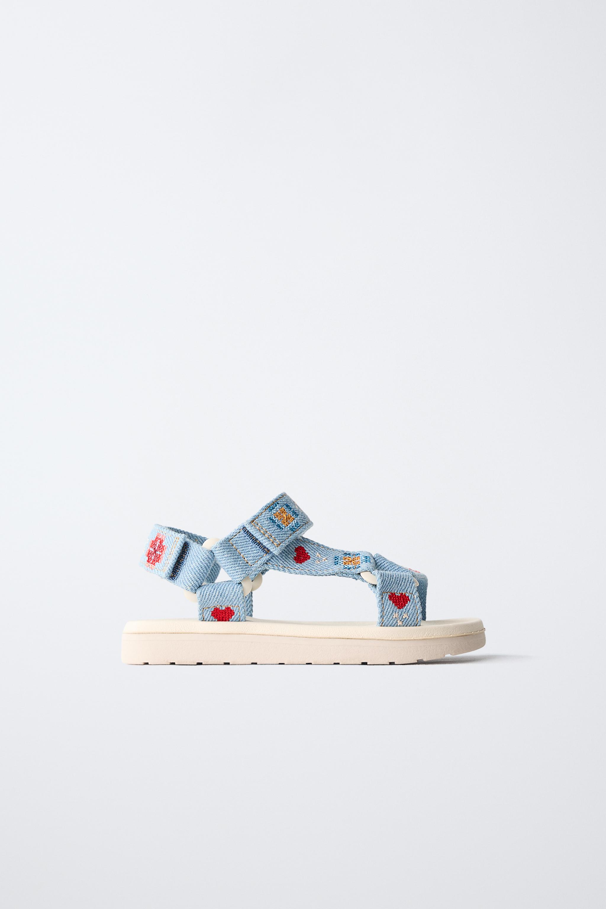 EMBROIDERED SANDALS
