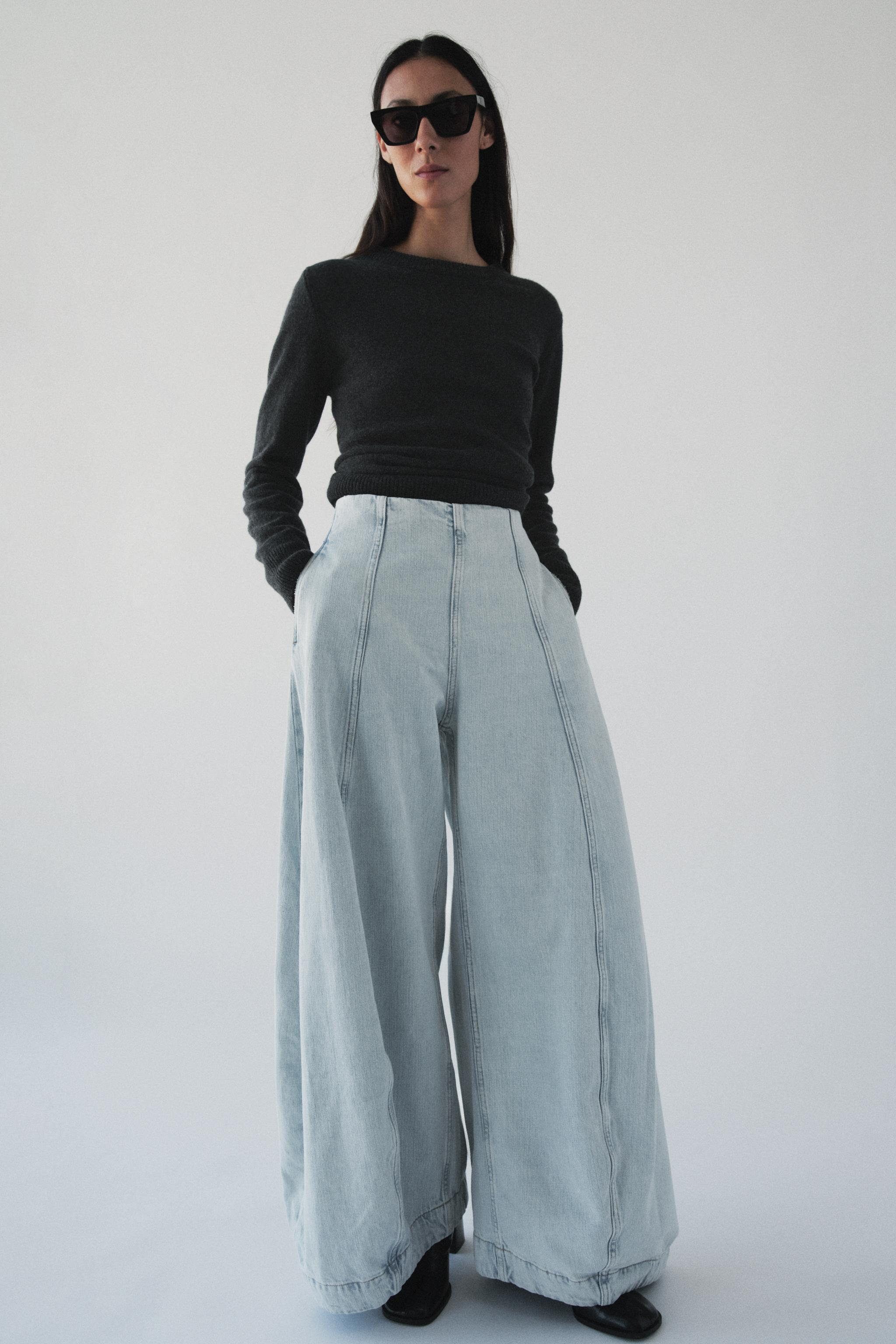 ZW COLLECTION HIGH-WAISTED BALLOON JEANS