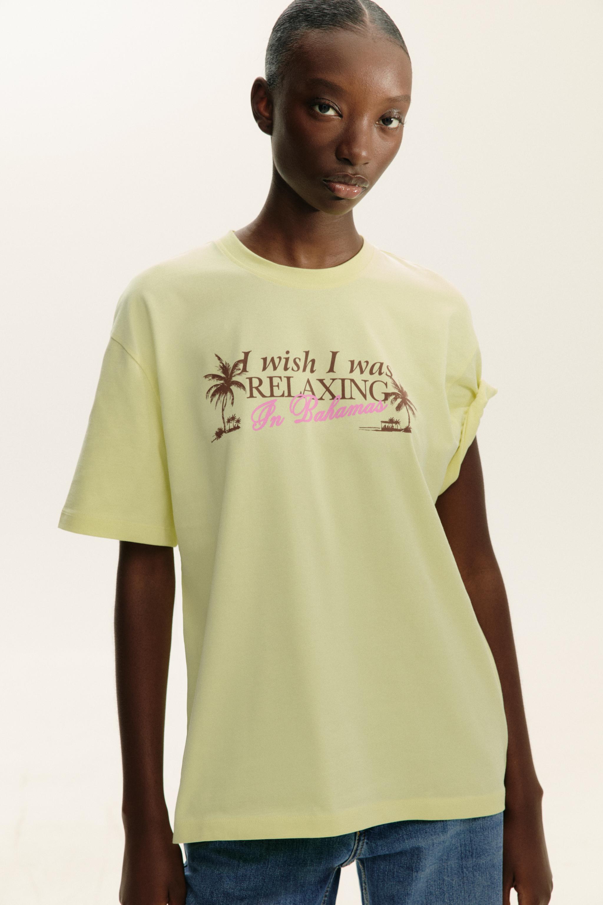 TEXT PRINT T-SHIRT