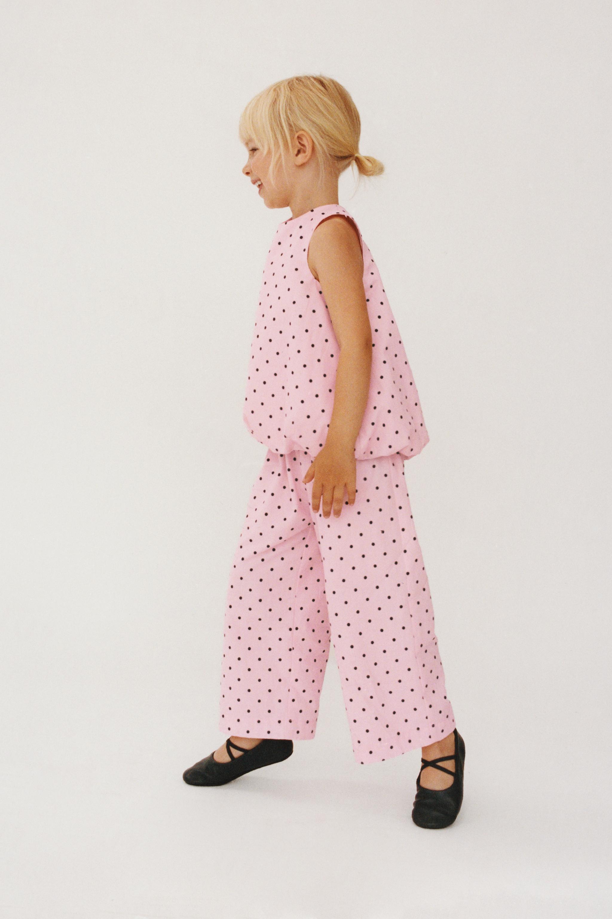 POLKA DOT PRINTED BALLOON TOP