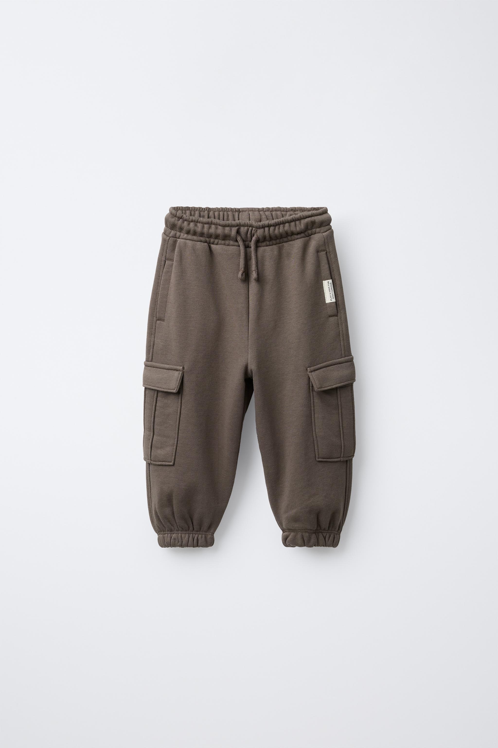 FLEECE CARGO JOGGER PANTS