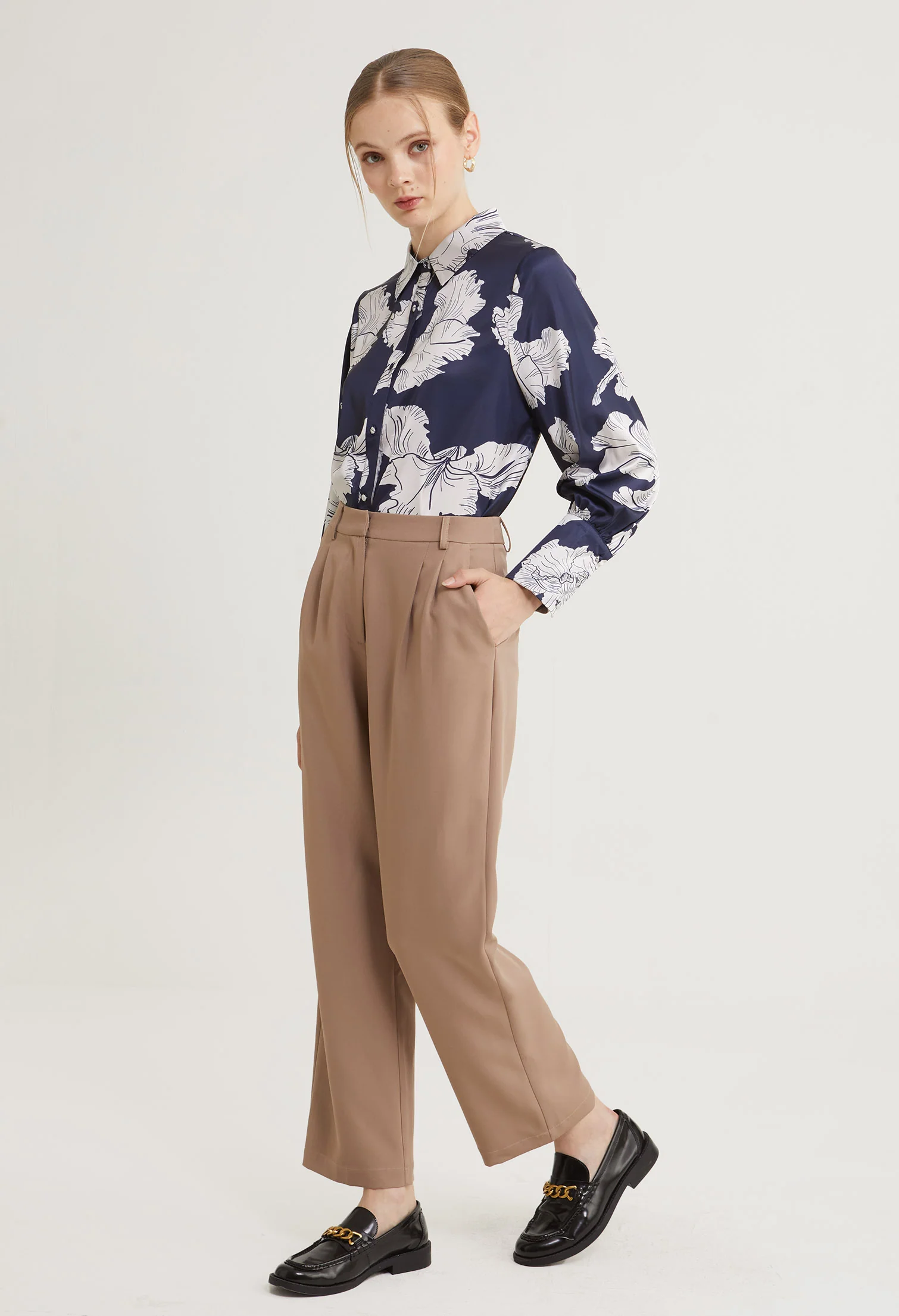 Satin Petal Top