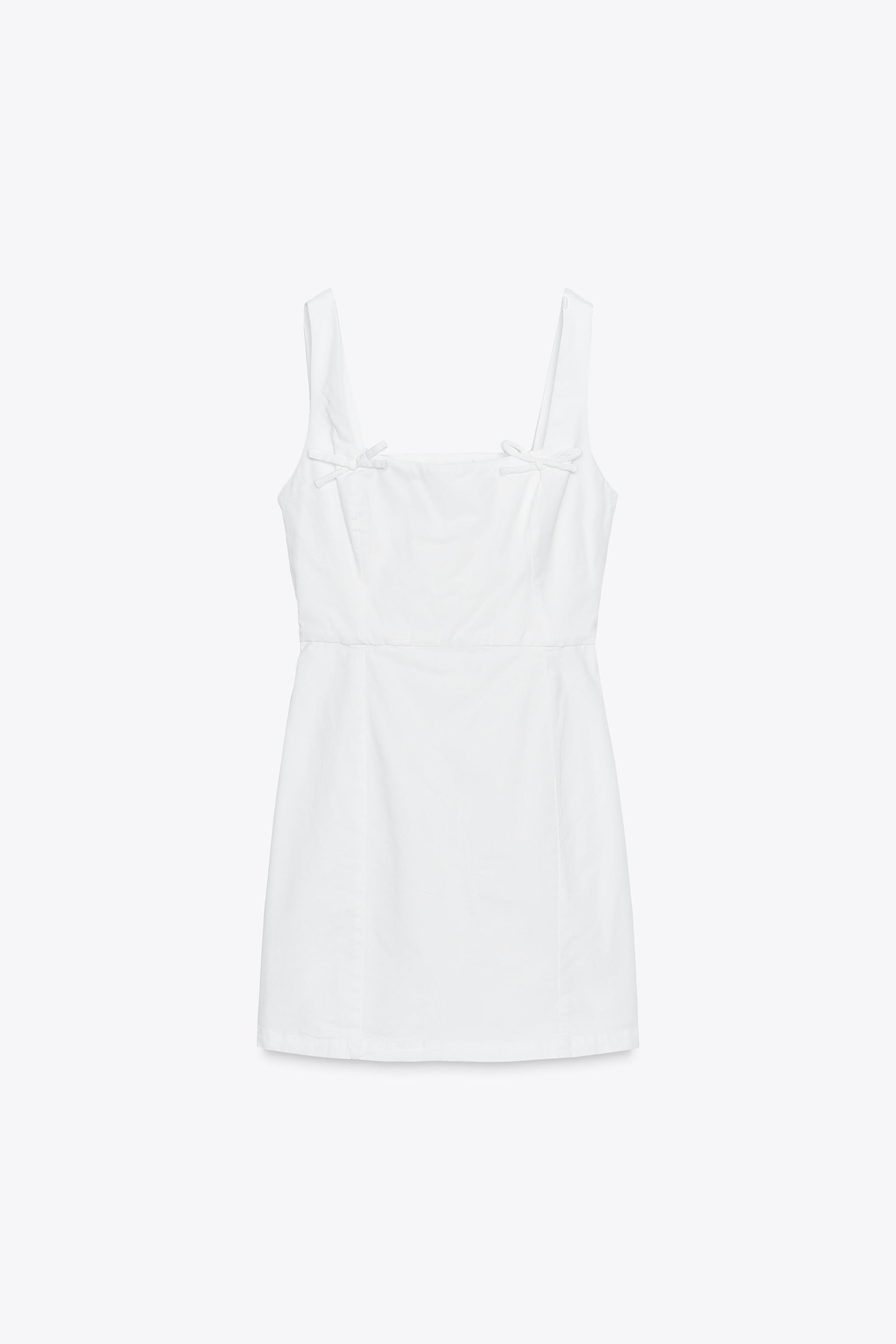TIE MINI DRESS
