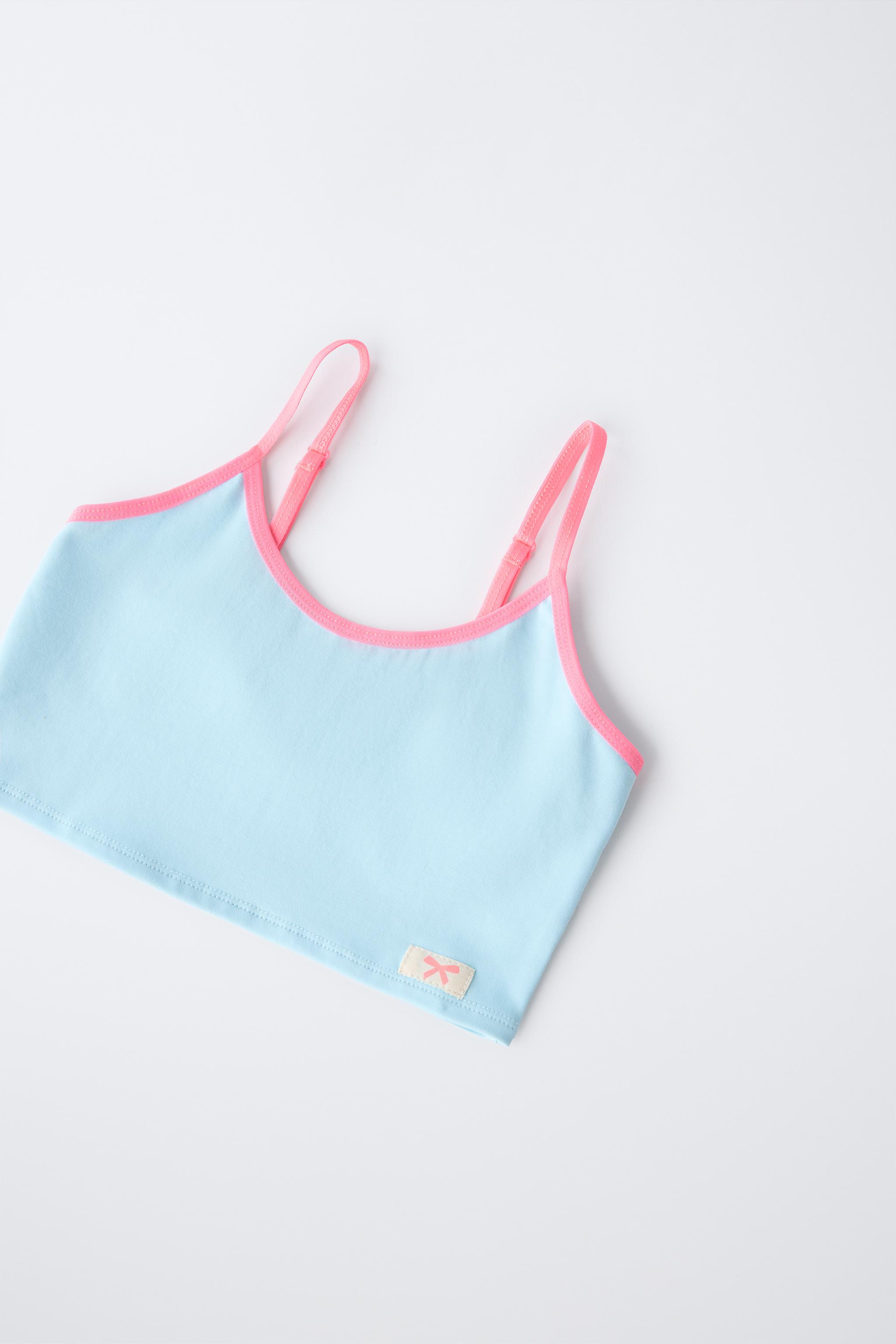 AGES 9-14/ TWO-PACK OF NEON TRIM TOPS