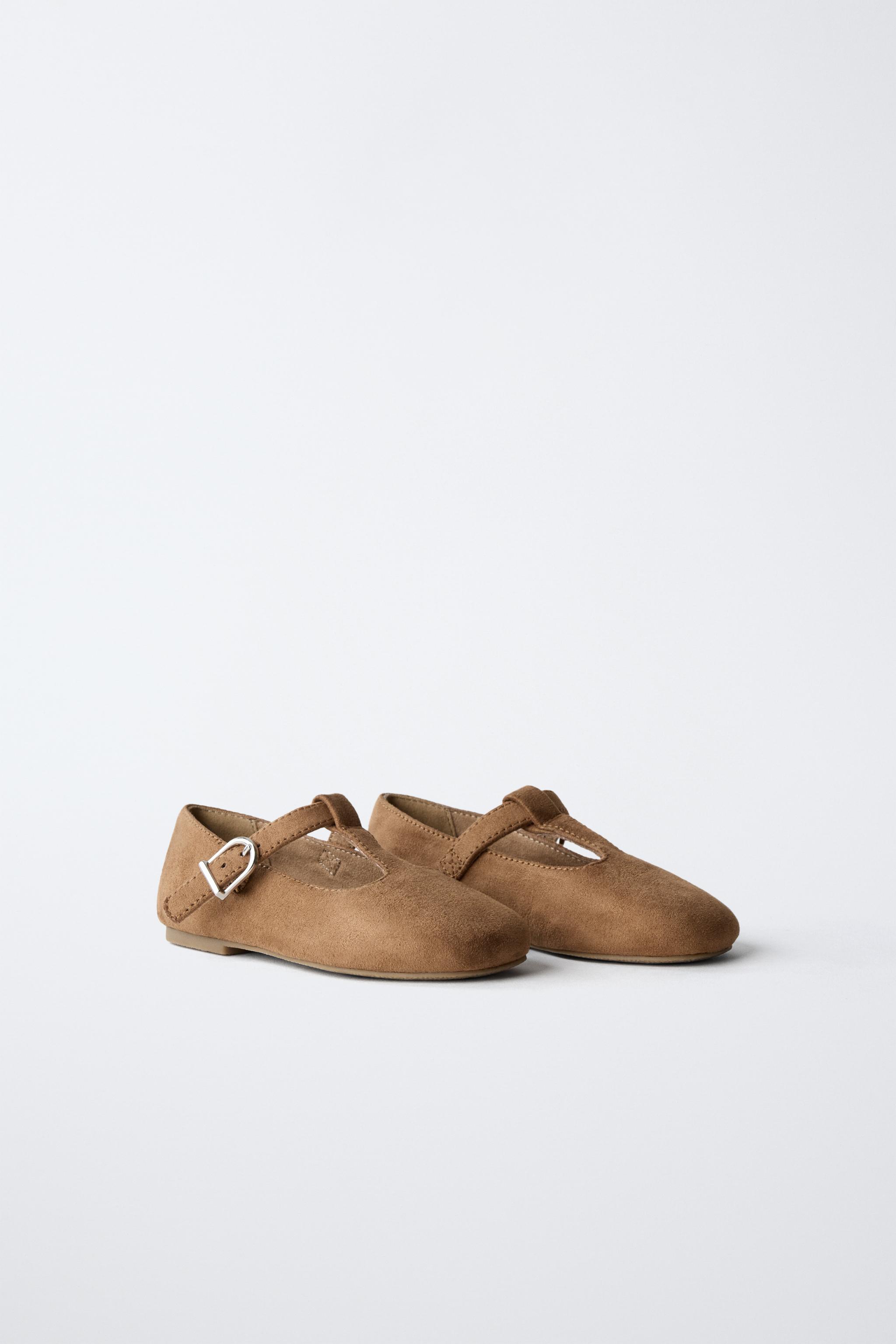 T-STRAP BALLET FLATS