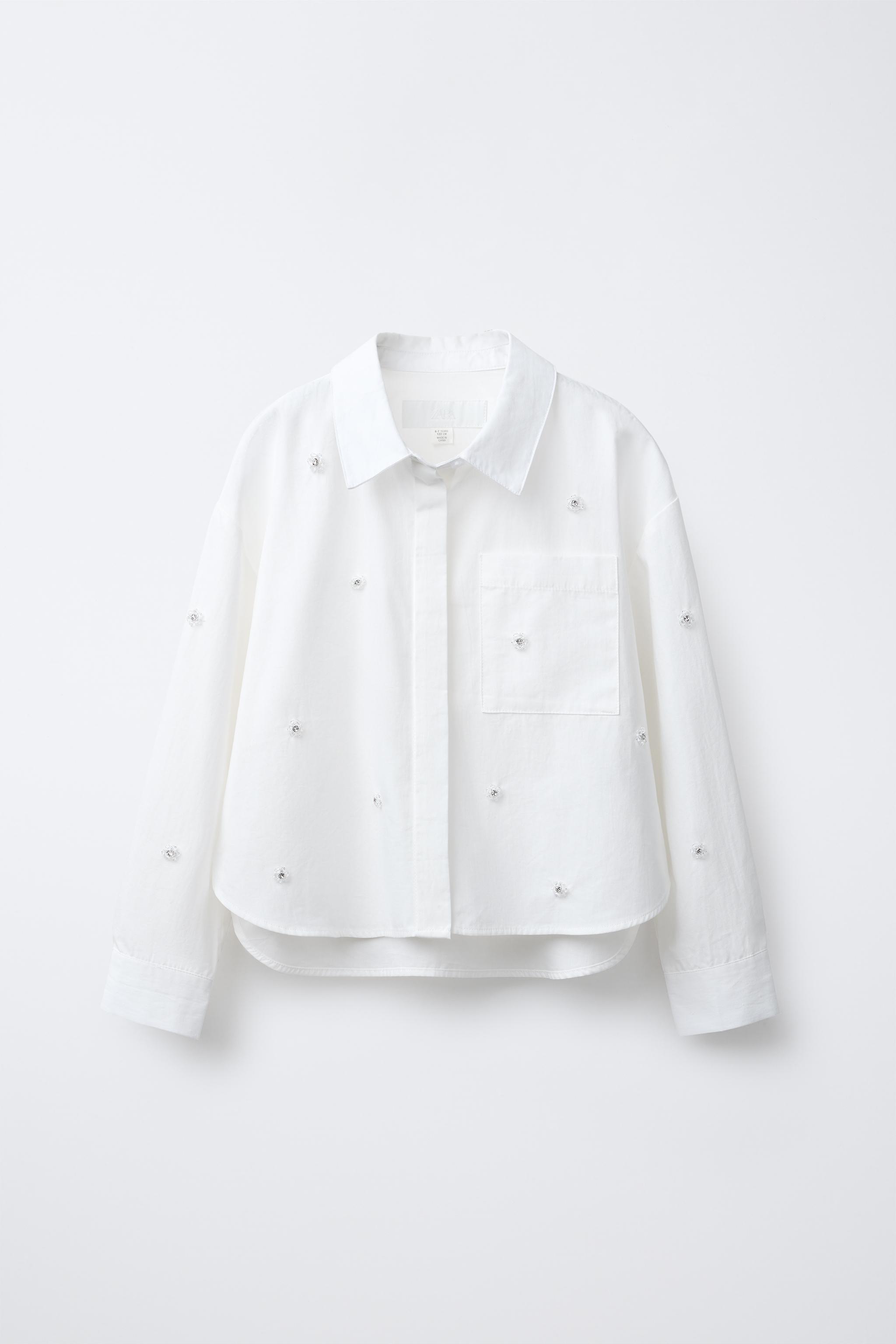 SPARKLY FLORAL SHIRT