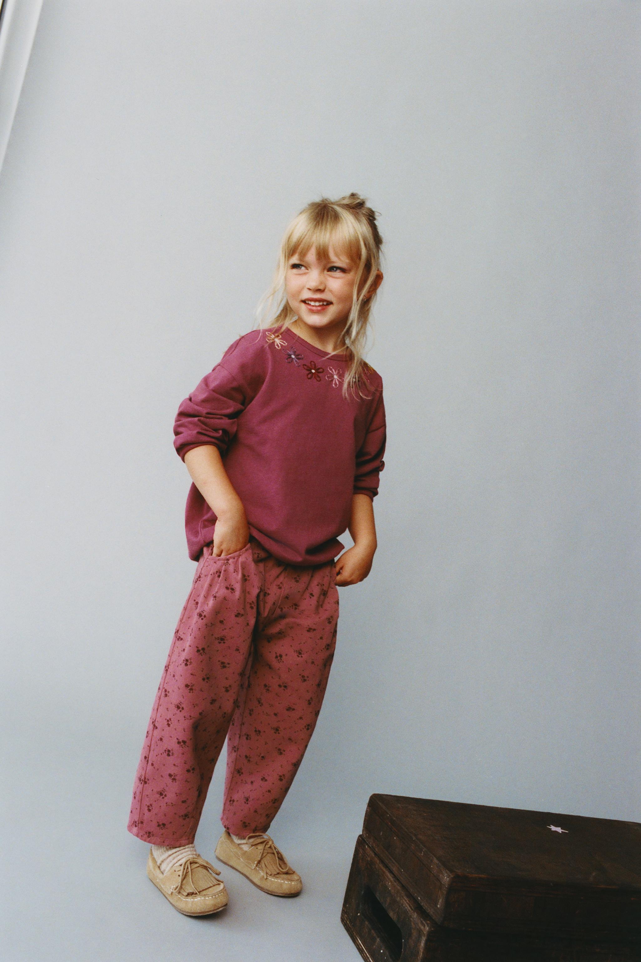 FLORAL BAGGY PANTS