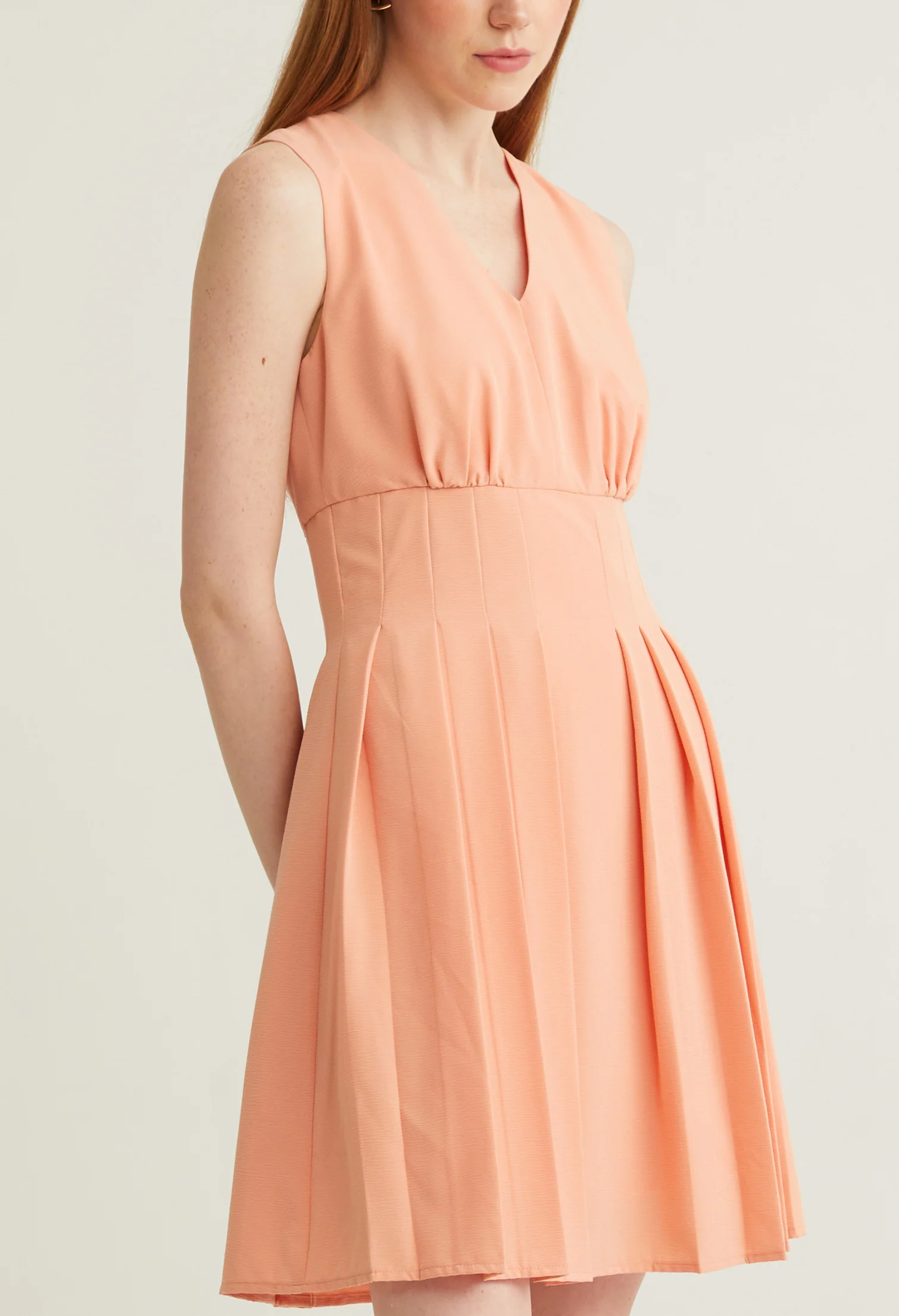 Formal Cinched Waist A-Line Dress