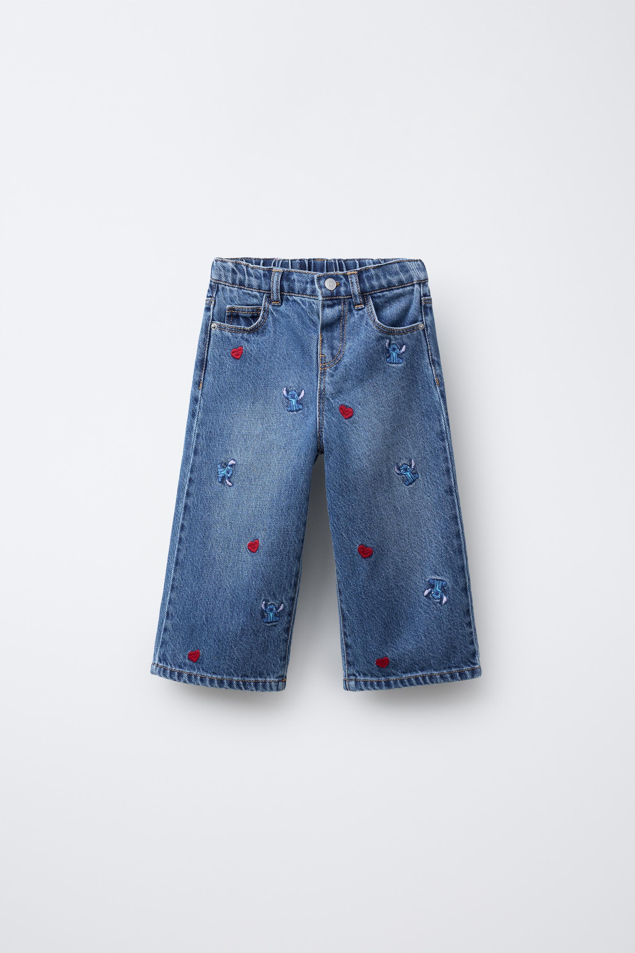 LILO & STITCH © DISNEY EMBROIDERED CULOTTE JEANS