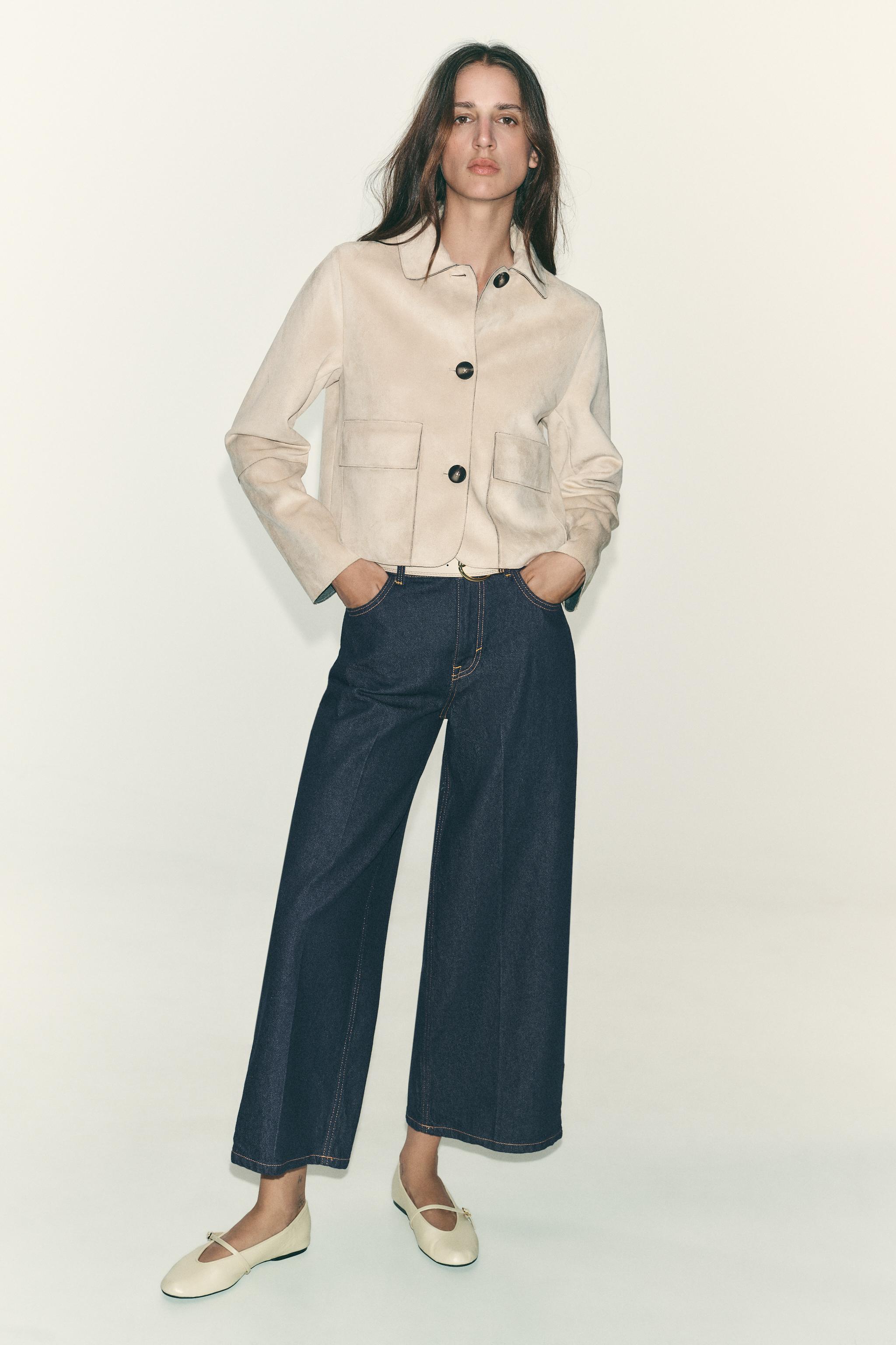 Z1975 PRESSED CREASE BELTED JEANS