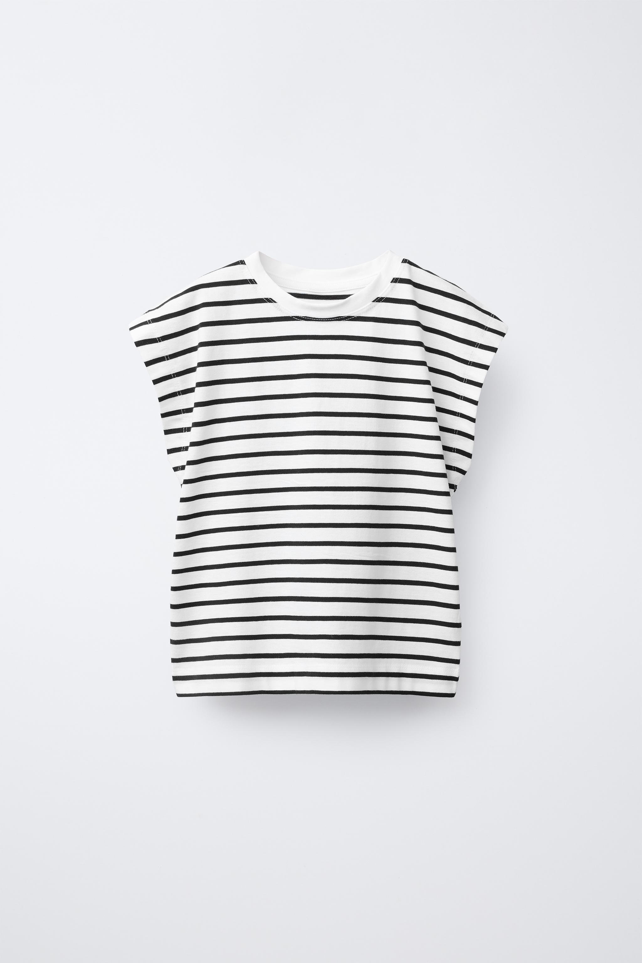 STRIPED EYELASH T-SHIRT