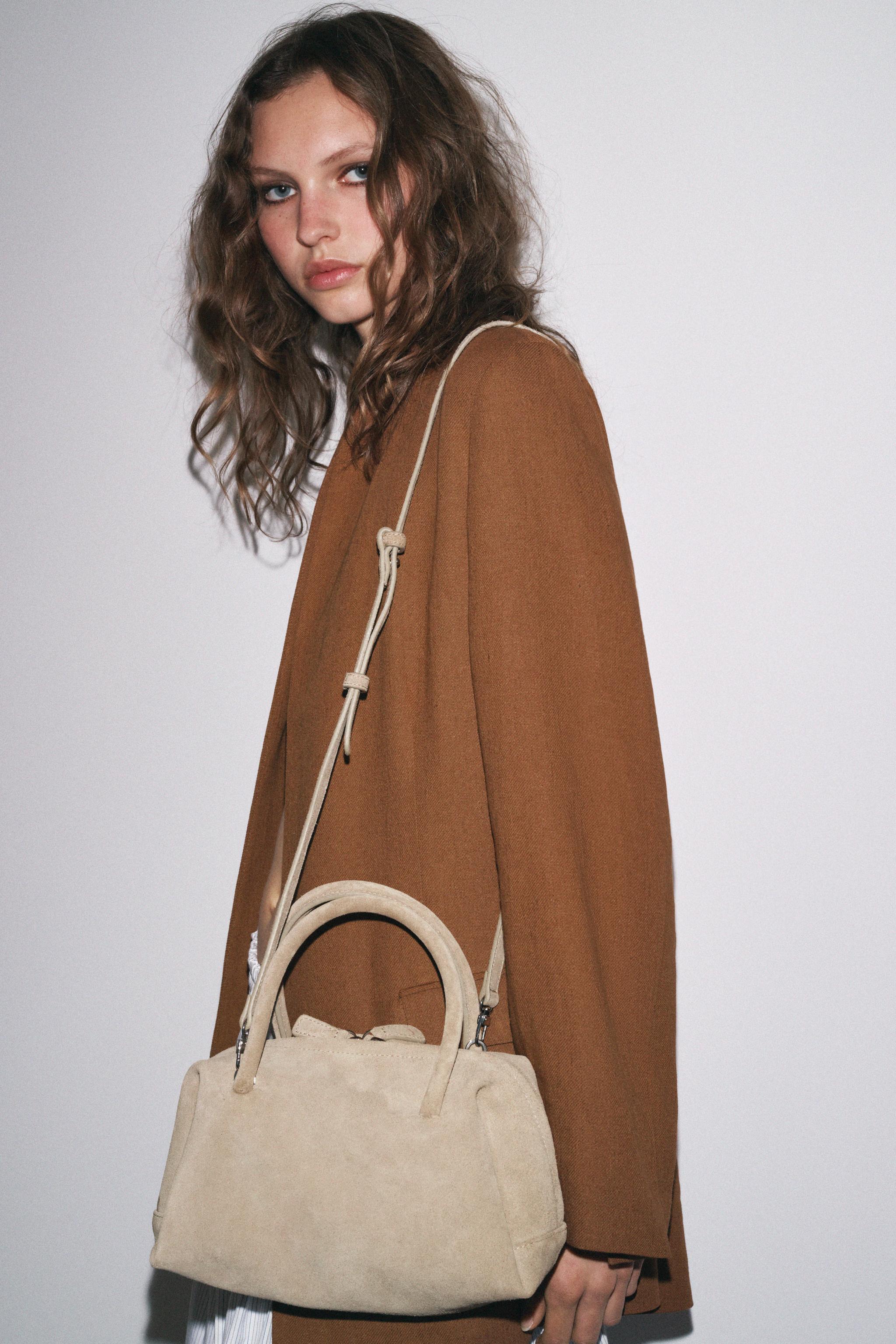 SPLIT LEATHER BOWLING BAG