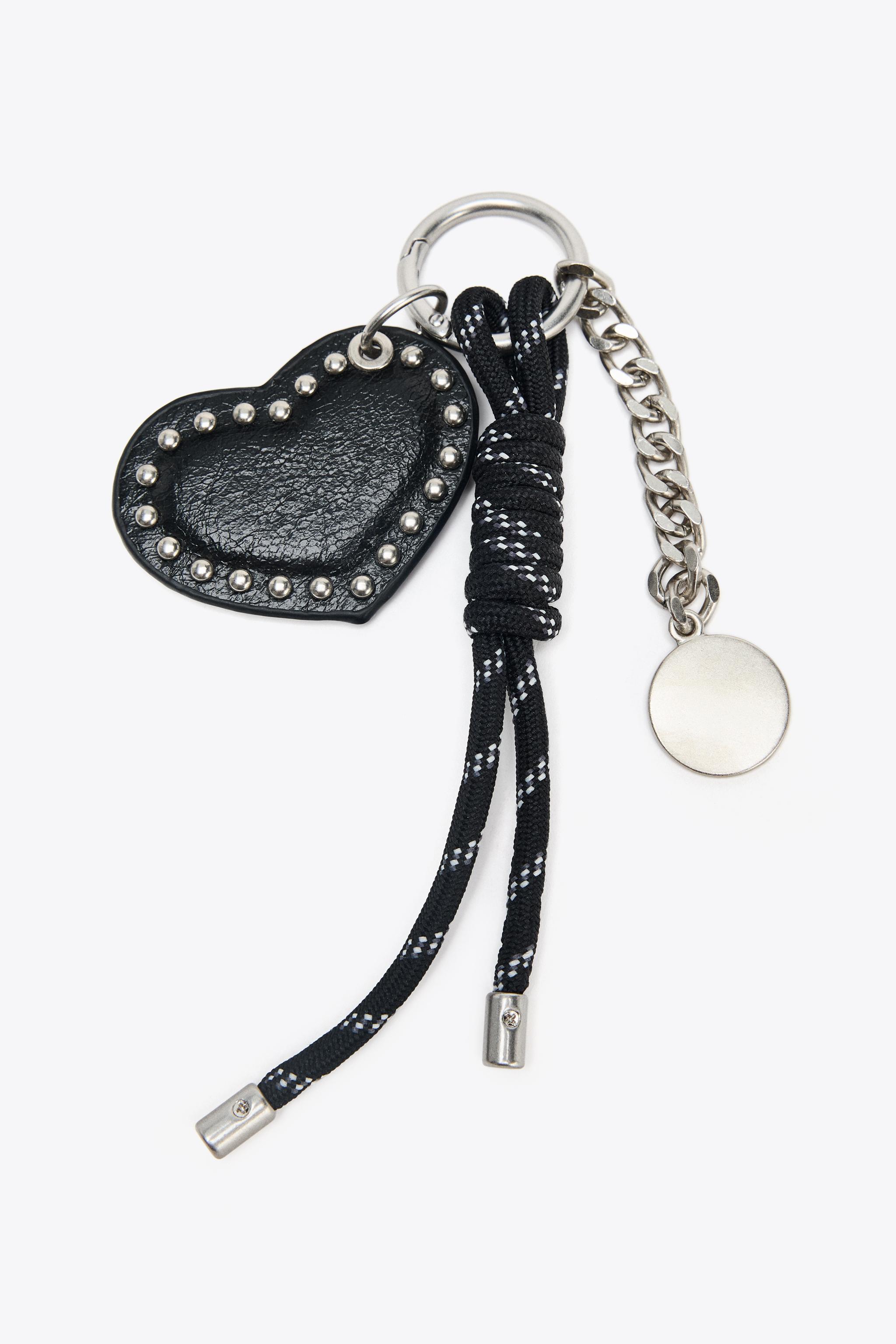 STUDDED HEART CHARM