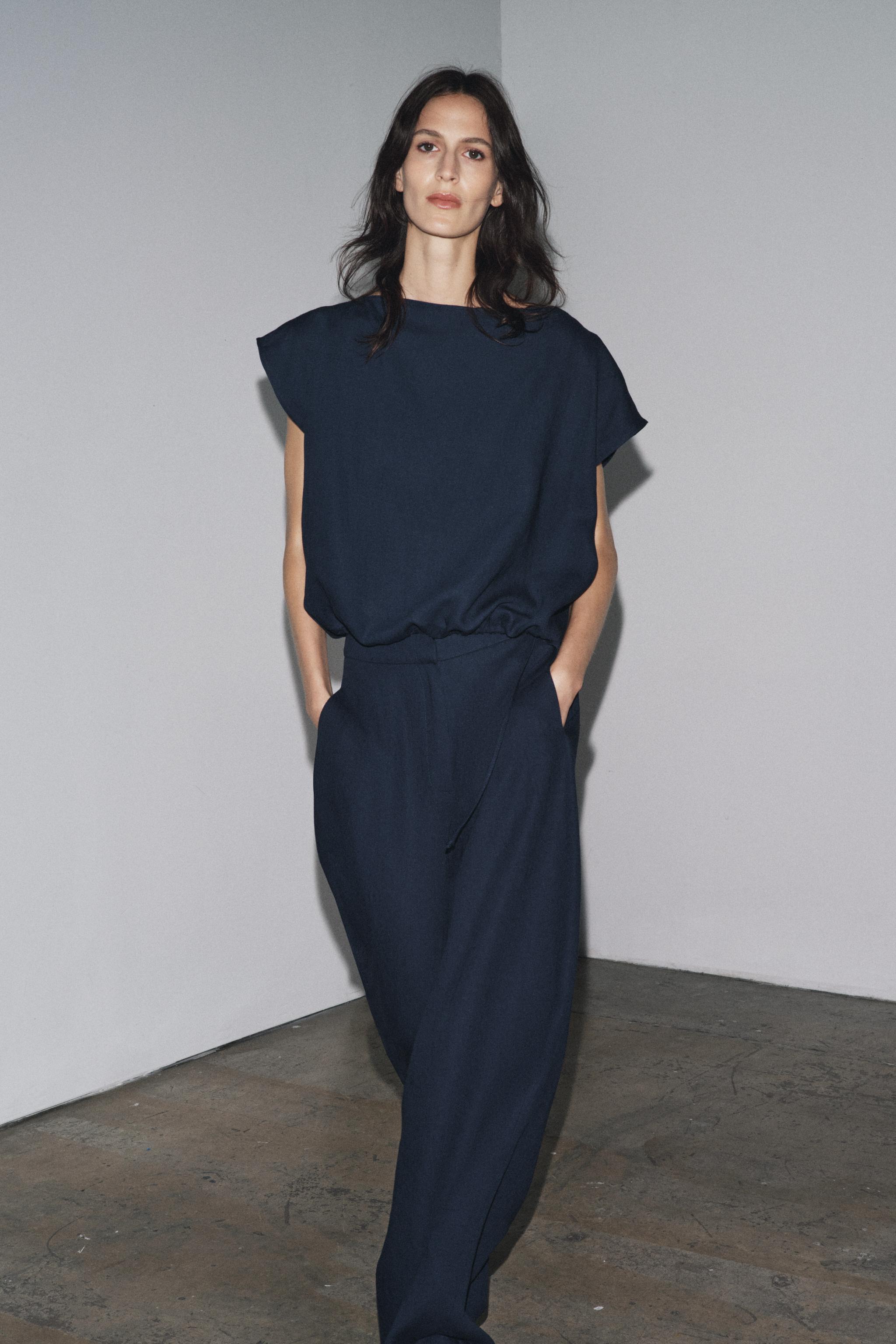 ZW COLLECTION LINEN TIE TOP