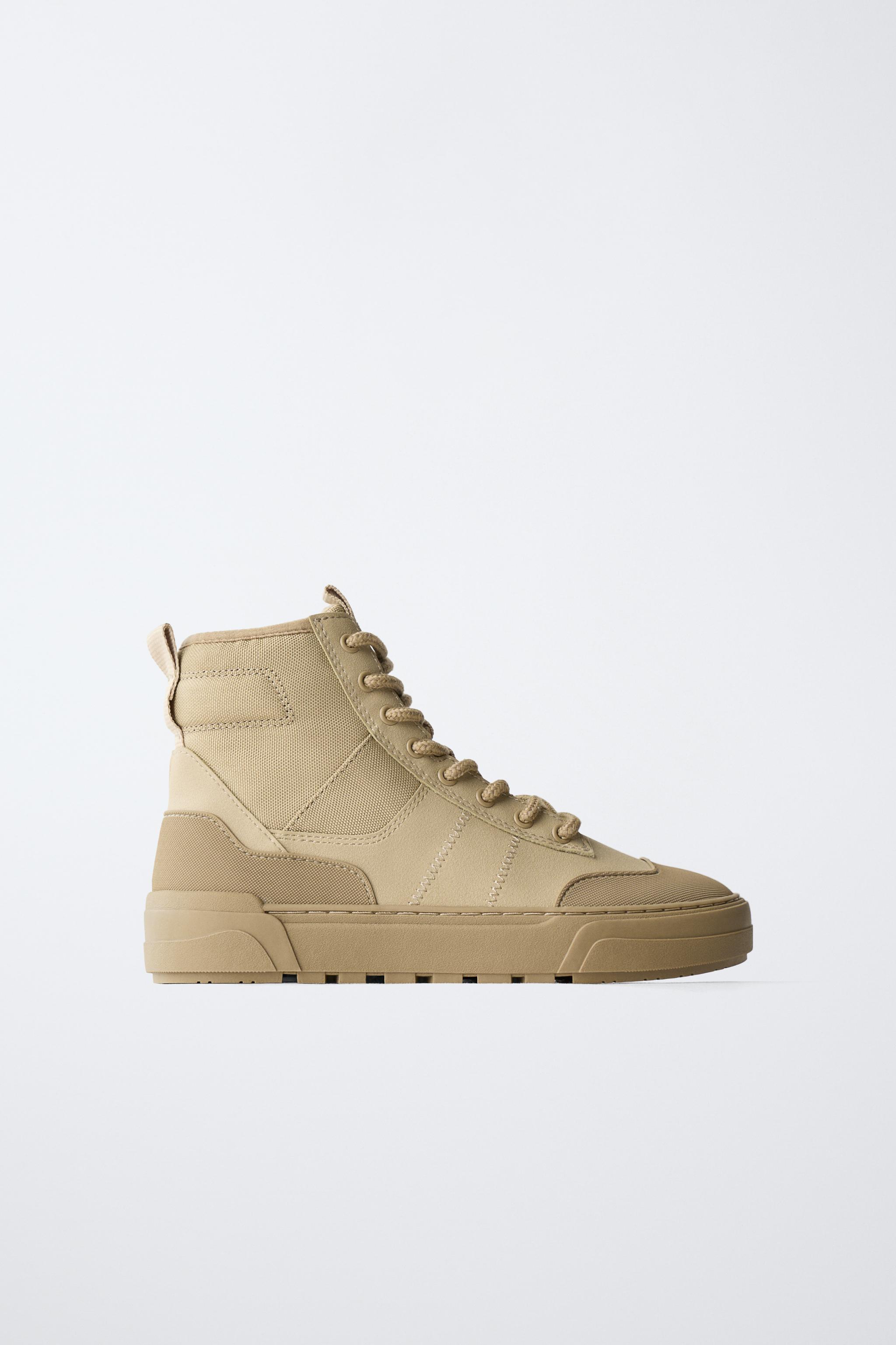 TECHNICAL HIGH-TOP SNEAKERS