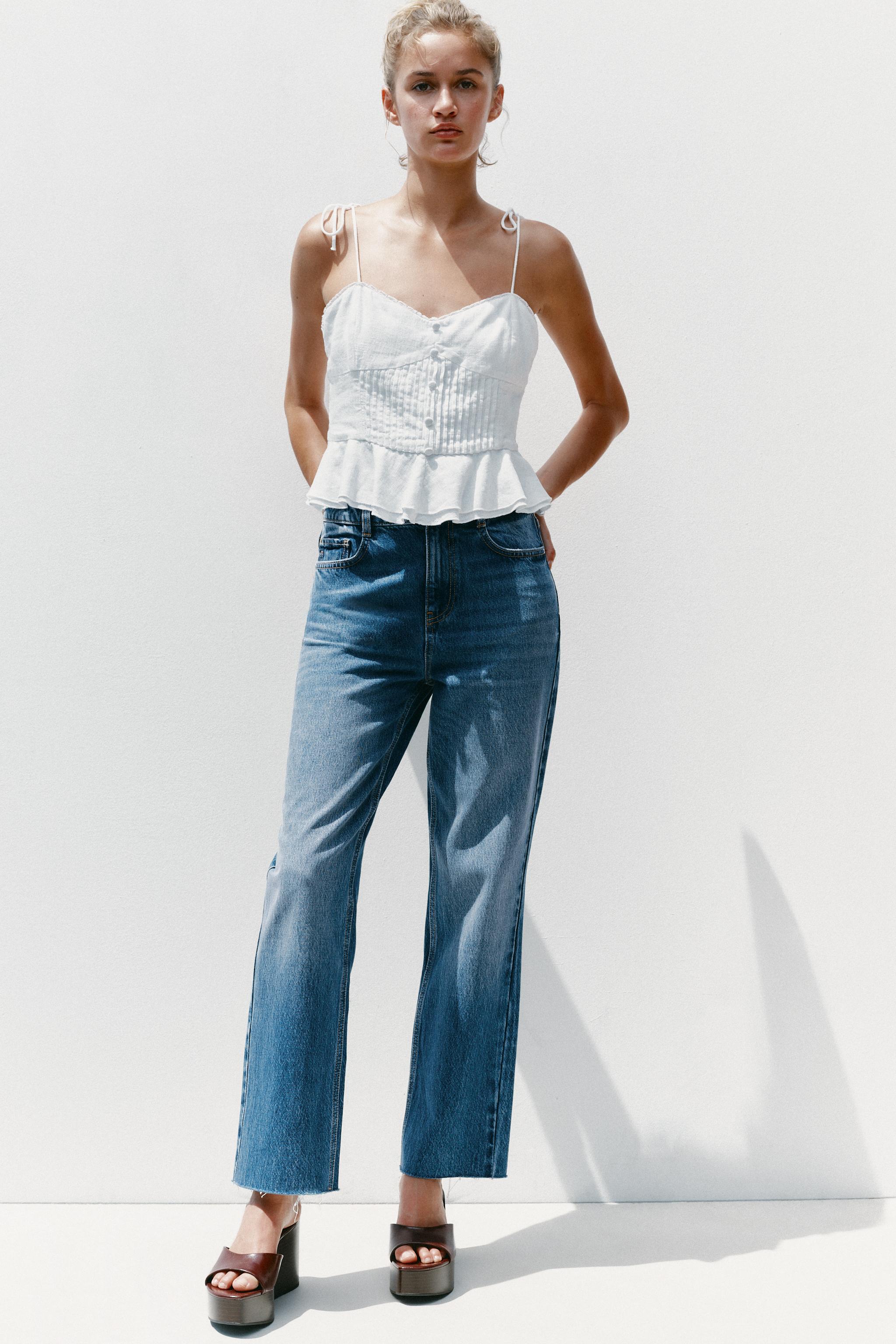 Z.02 STRAIGHT HIGH WAIST ANKLE JEANS