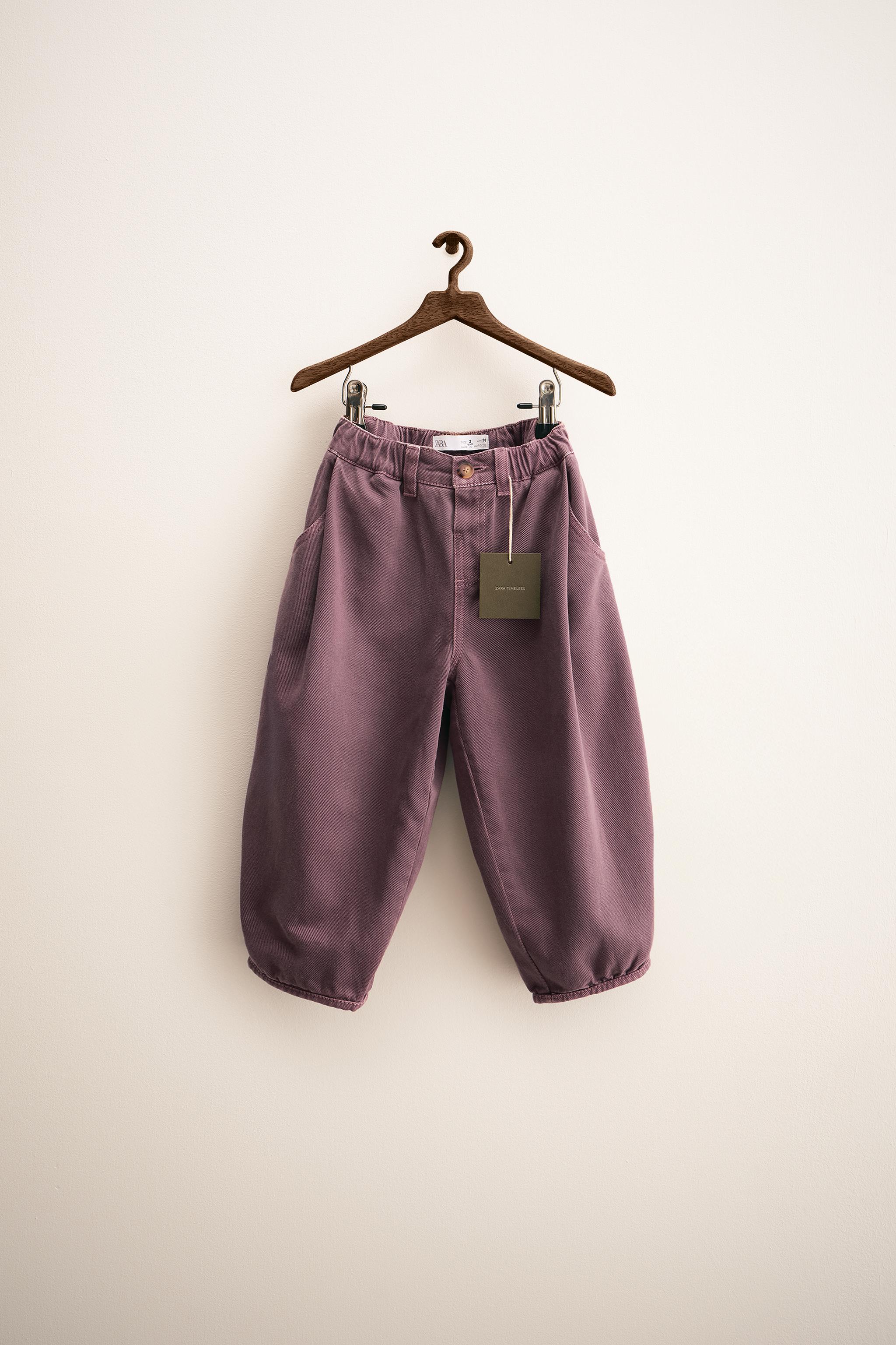 ZARA TIMELESS - WOOL BLEND TWILL BALLOON PANTS