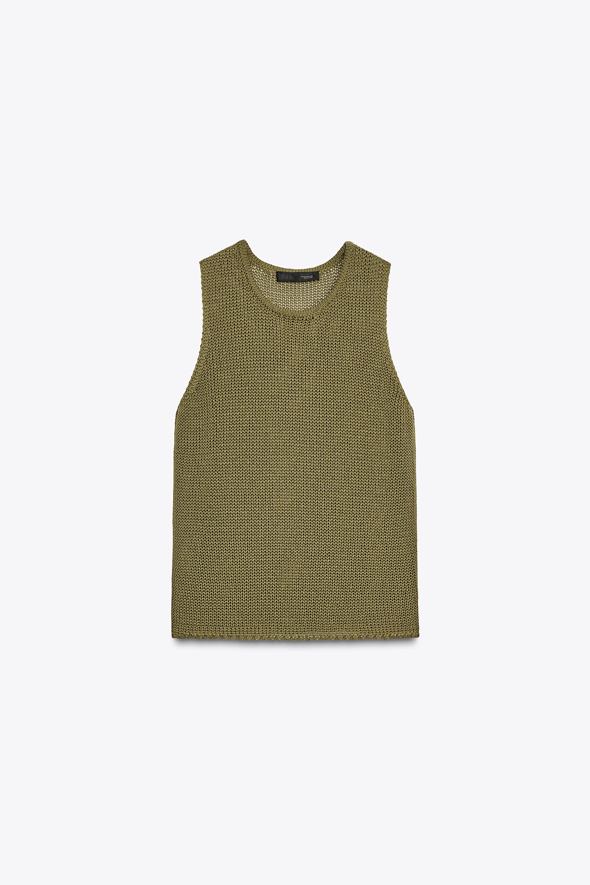 100% COTTON KNIT TOP