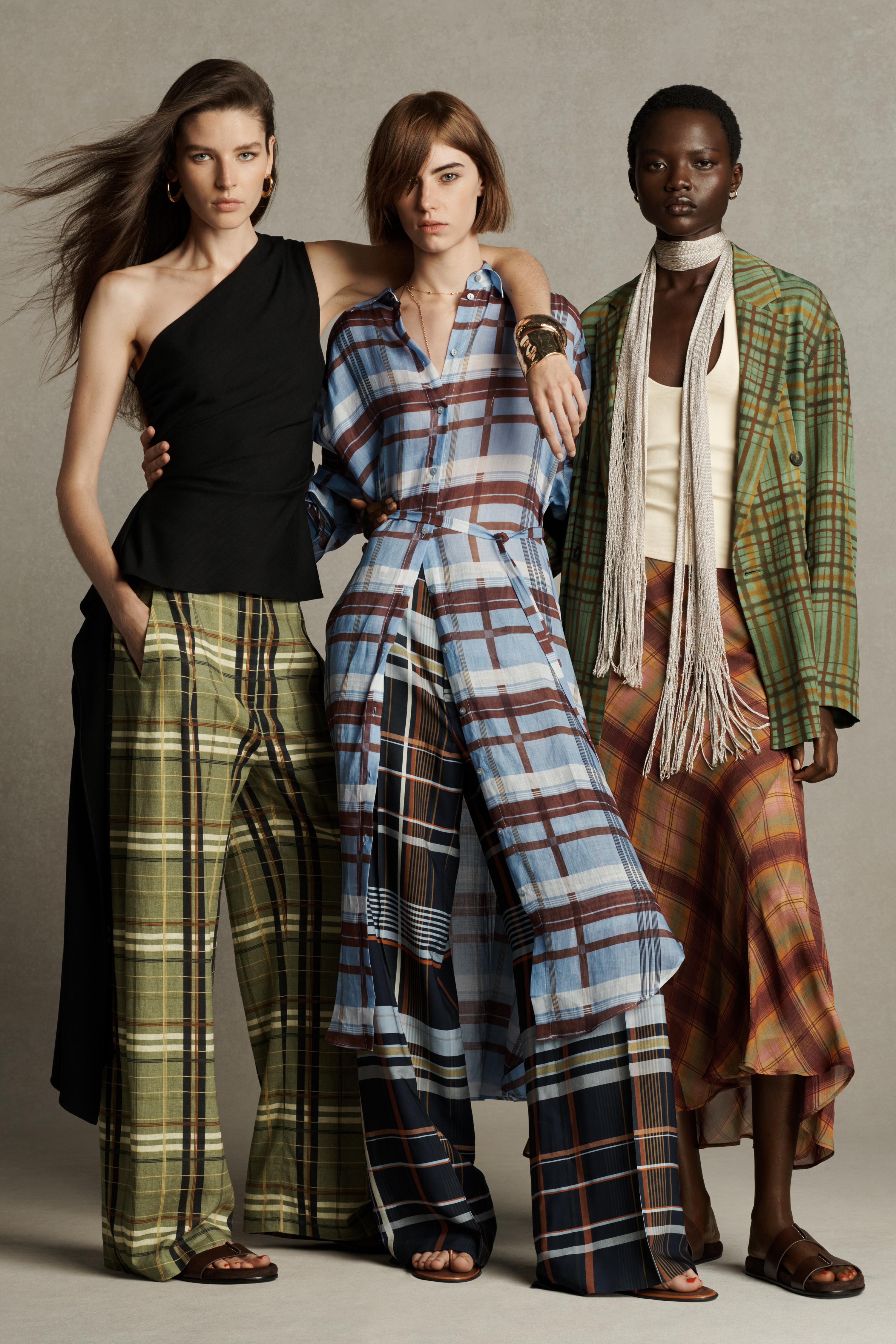 ZW COLLECTION PLAID PANTS