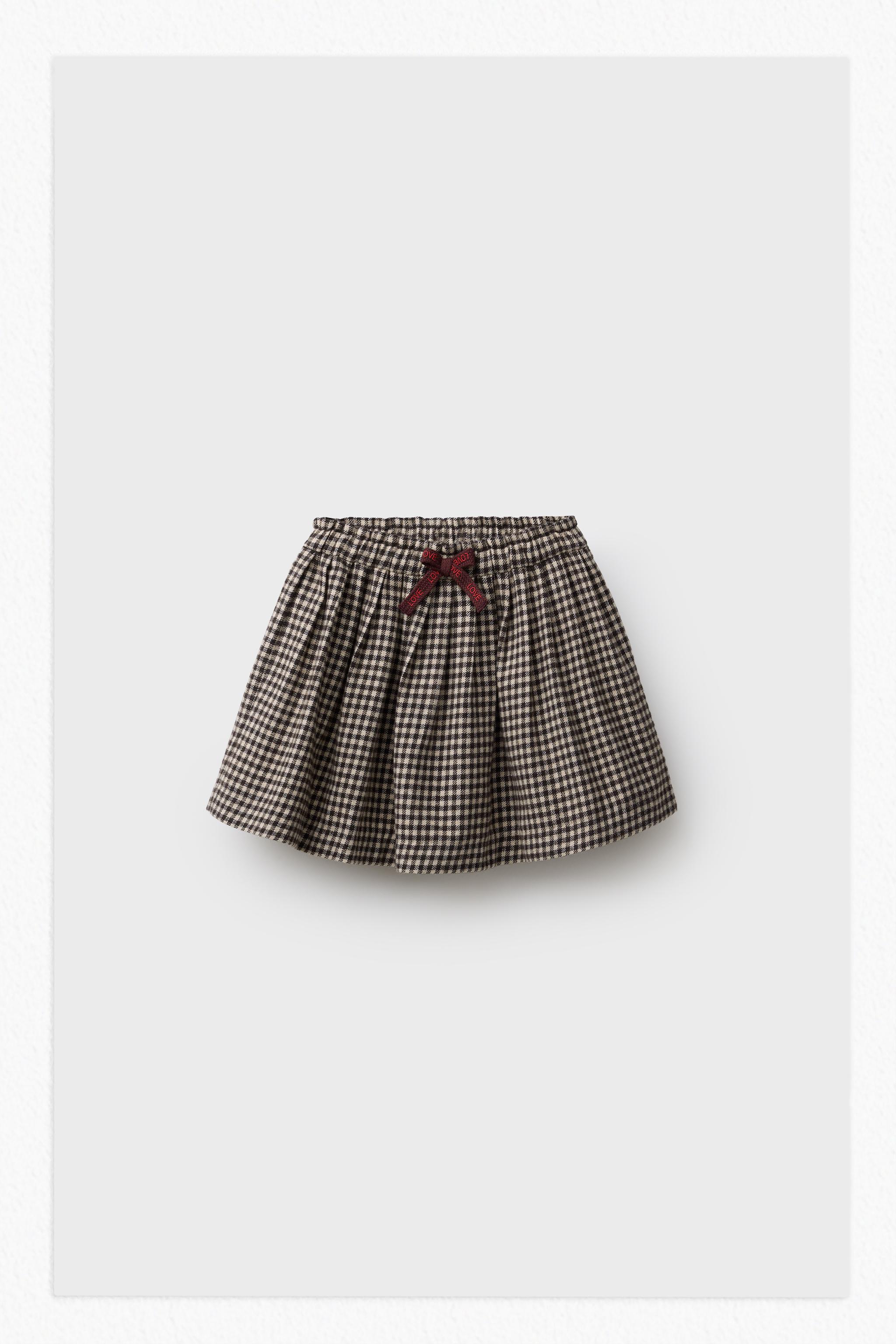 GINGHAM SOFT SKIRT
