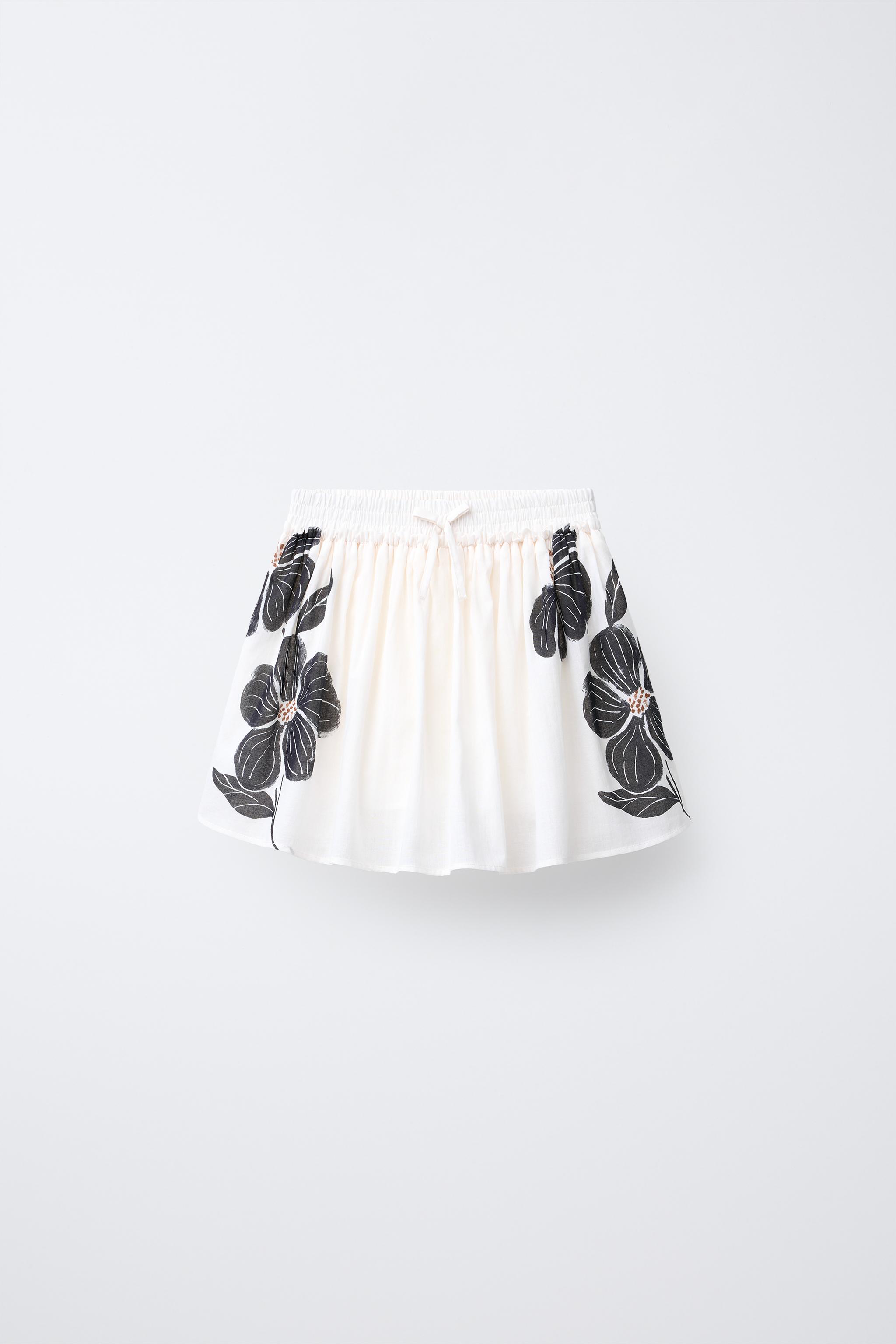 FLORAL PRINT SKORT