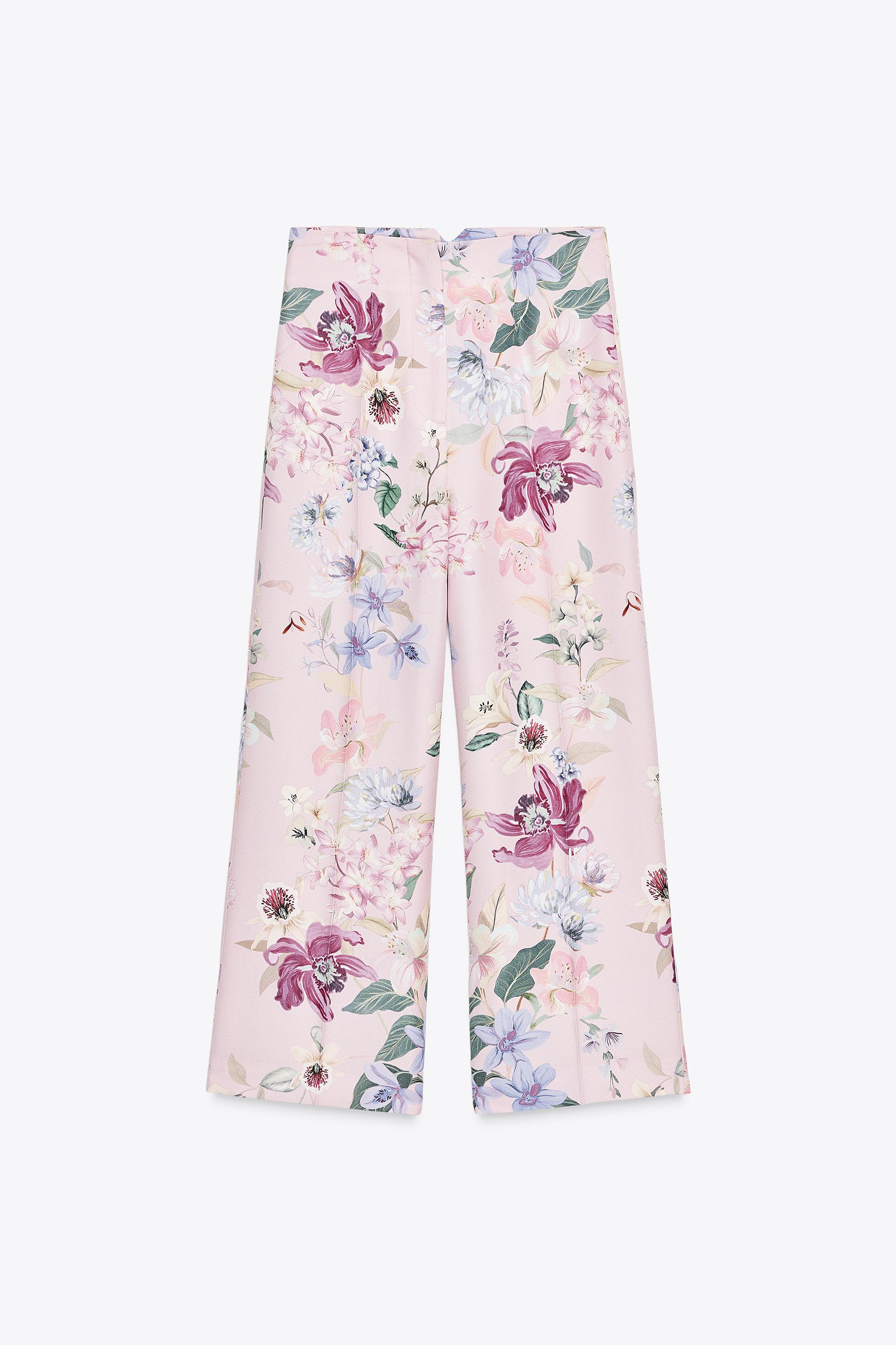 FLORAL PRINT PANTS