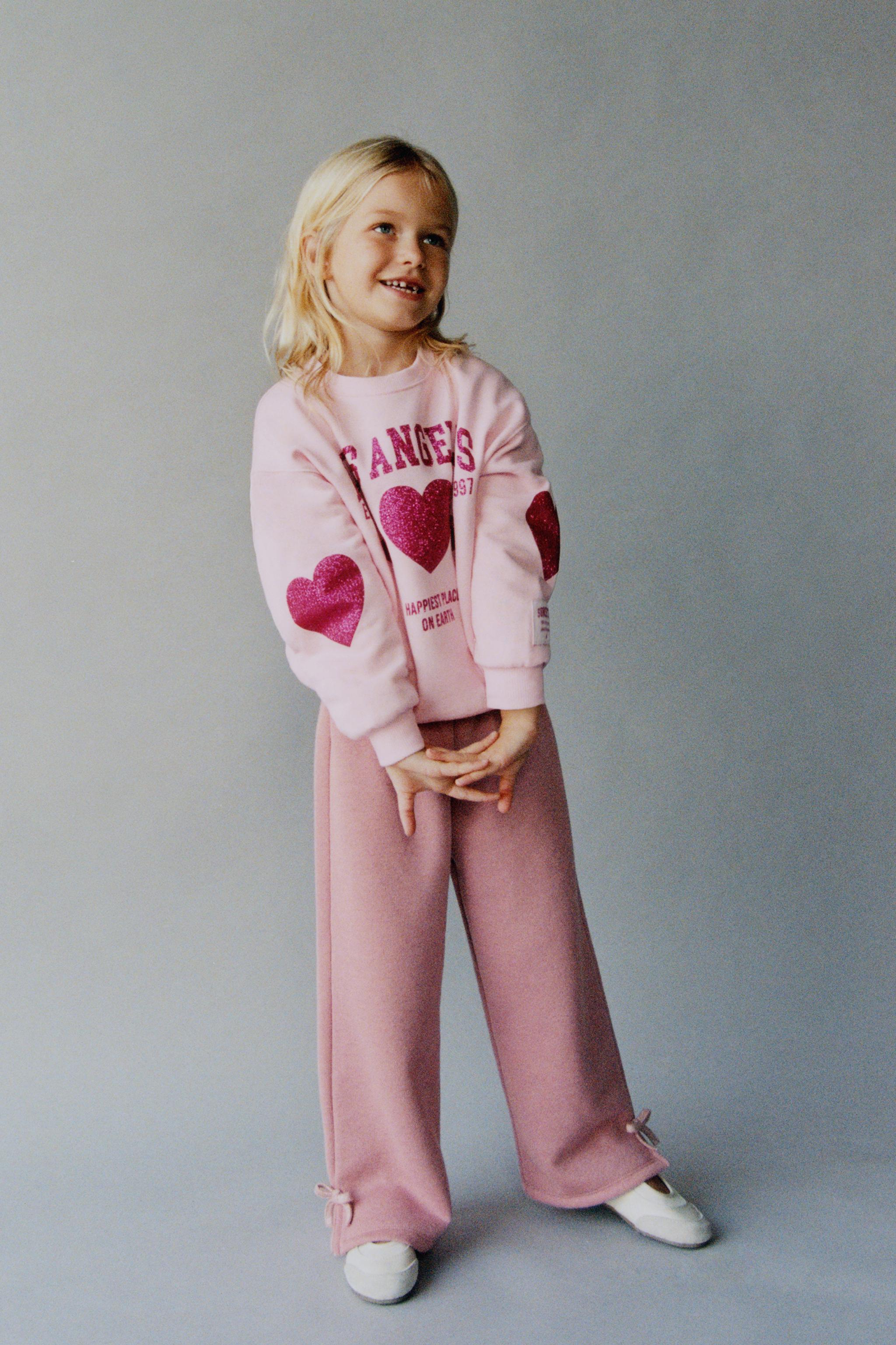 SPARKLY BOW PLUSH PANTS