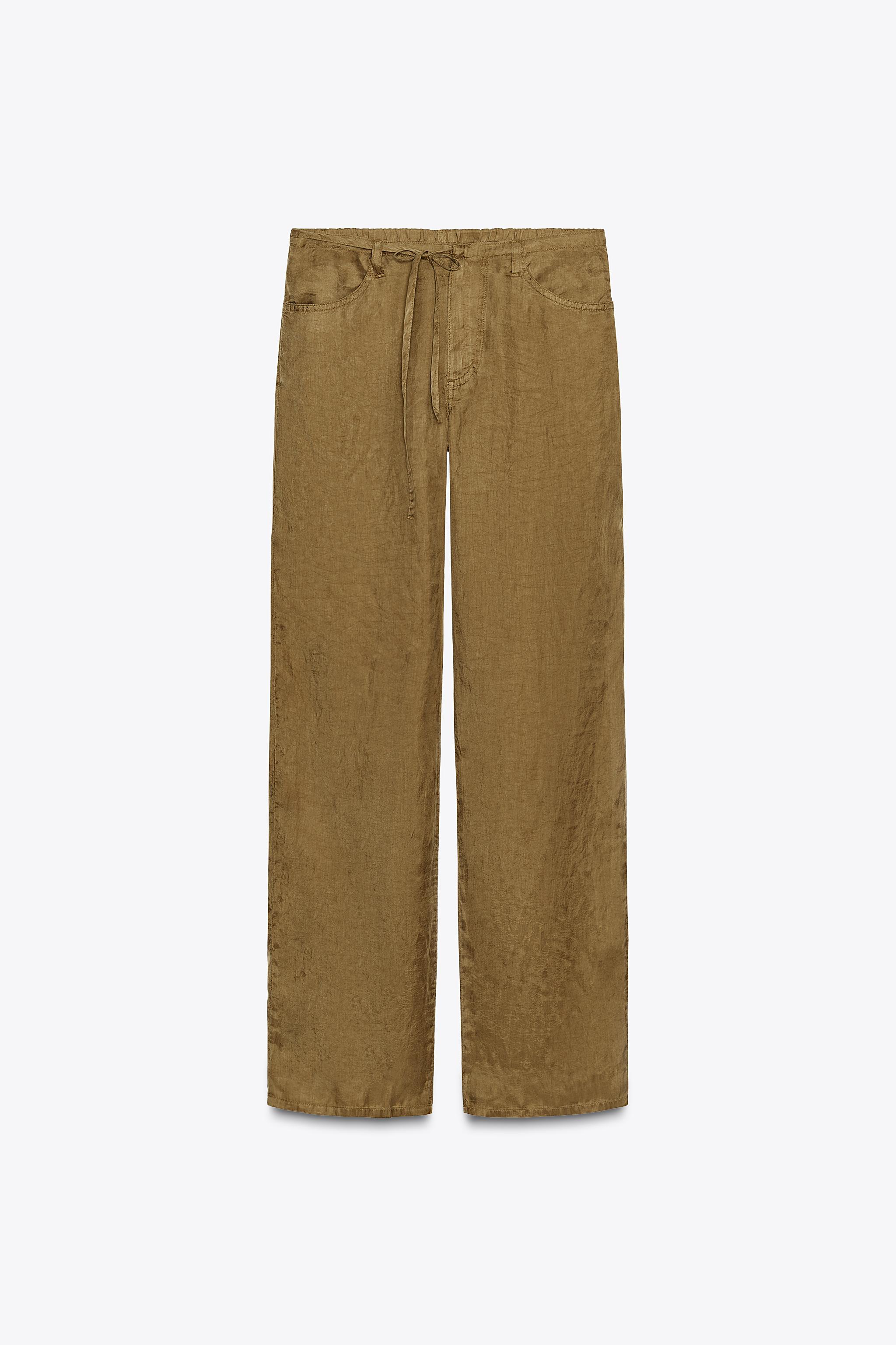 TIED PAJAMA PANTS