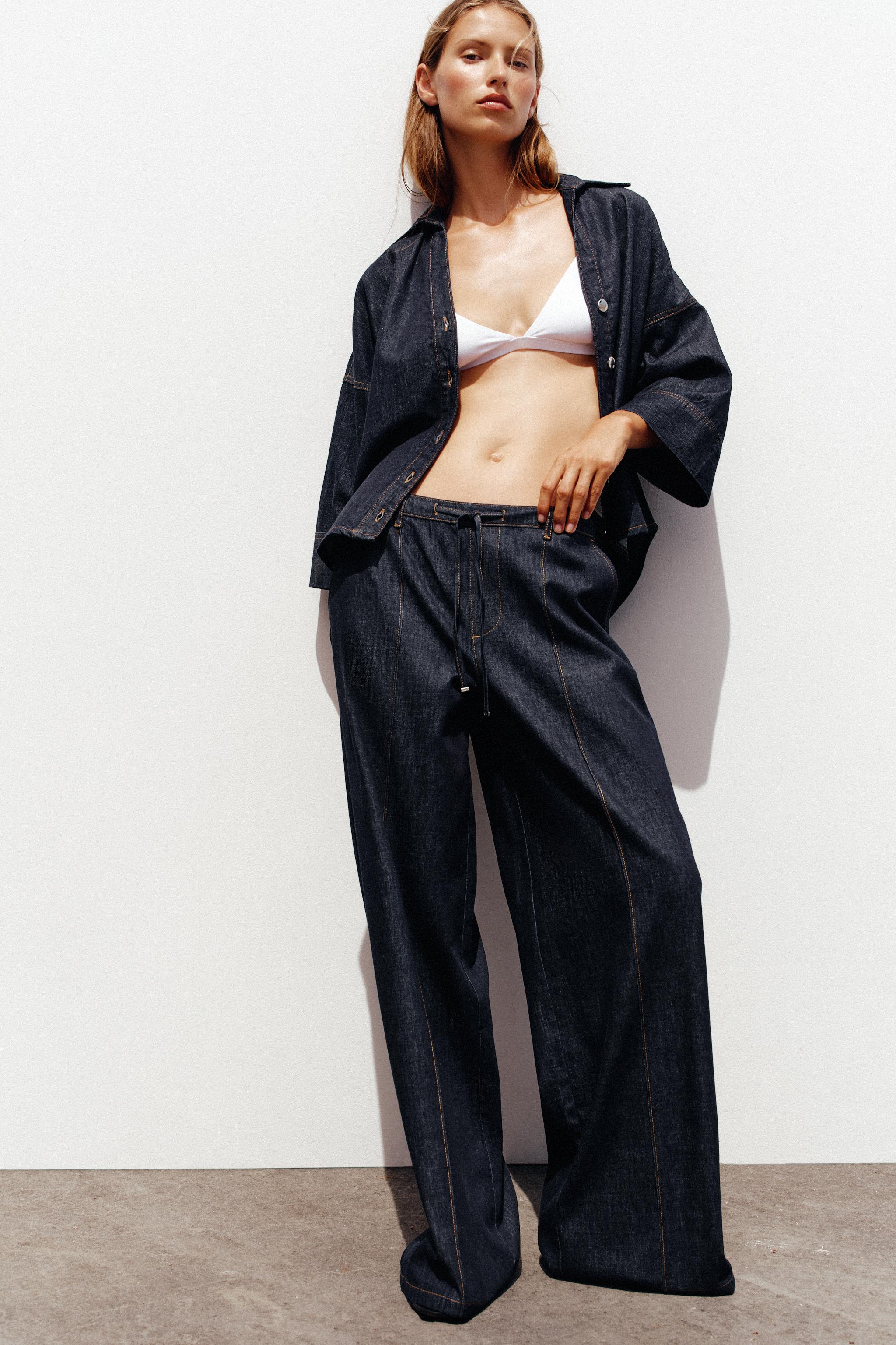 Z1975 WIDE SLEEVE DENIM SHIRT