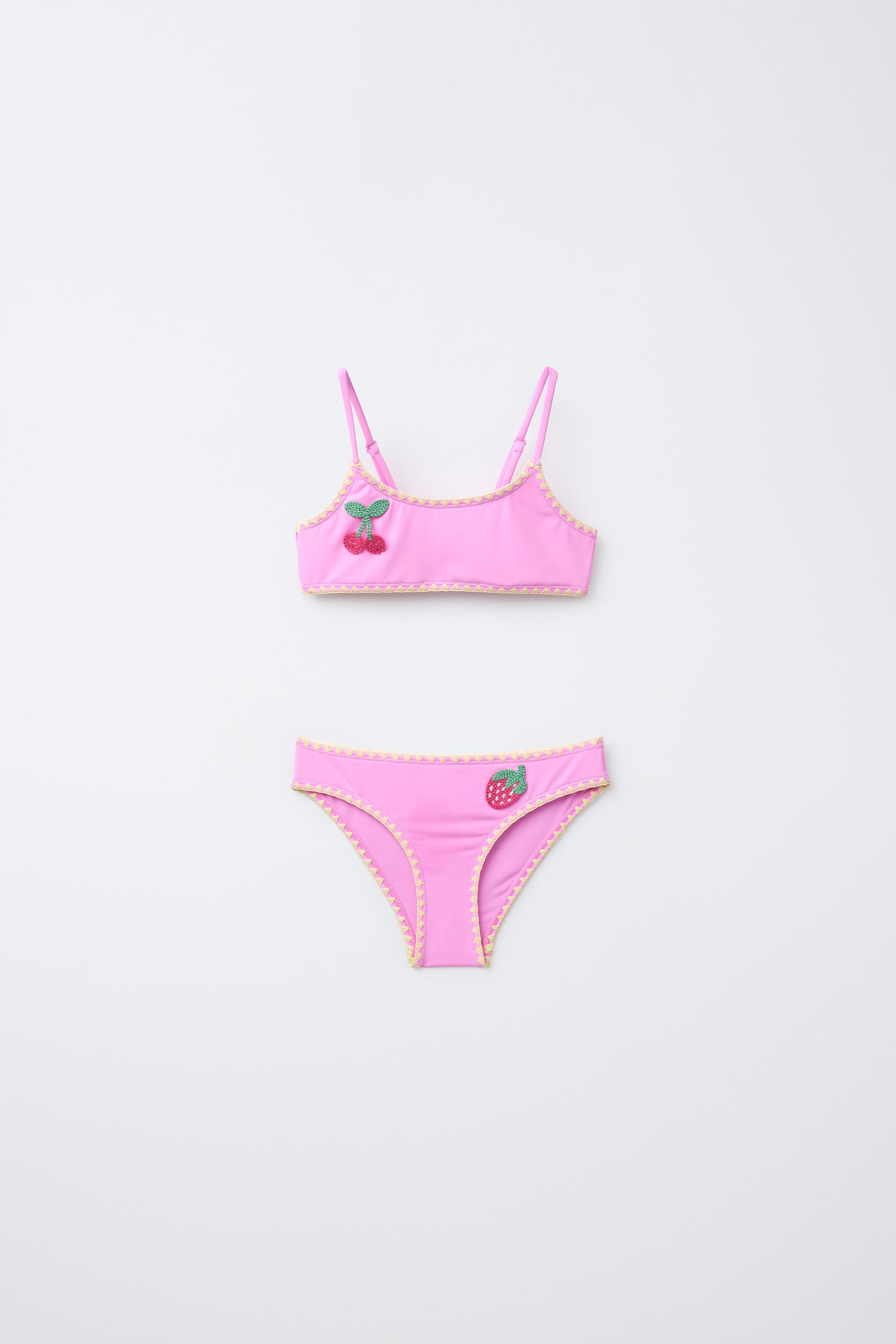 6-14 YEARS/ CROCHET FRUIT BIKINI