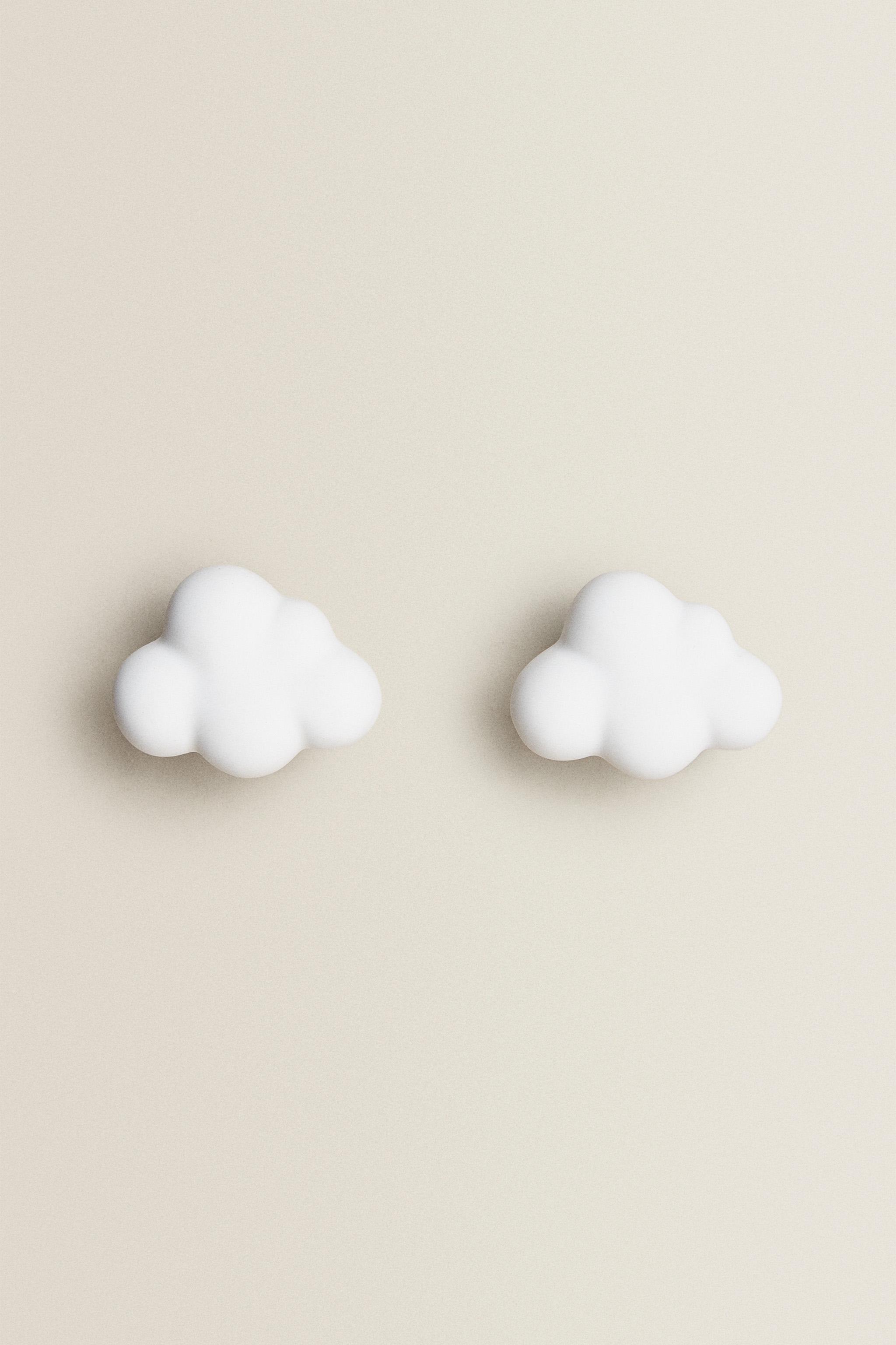 SET OF CHILDREN’S CLOUD KNOBS (SET OF 2)
