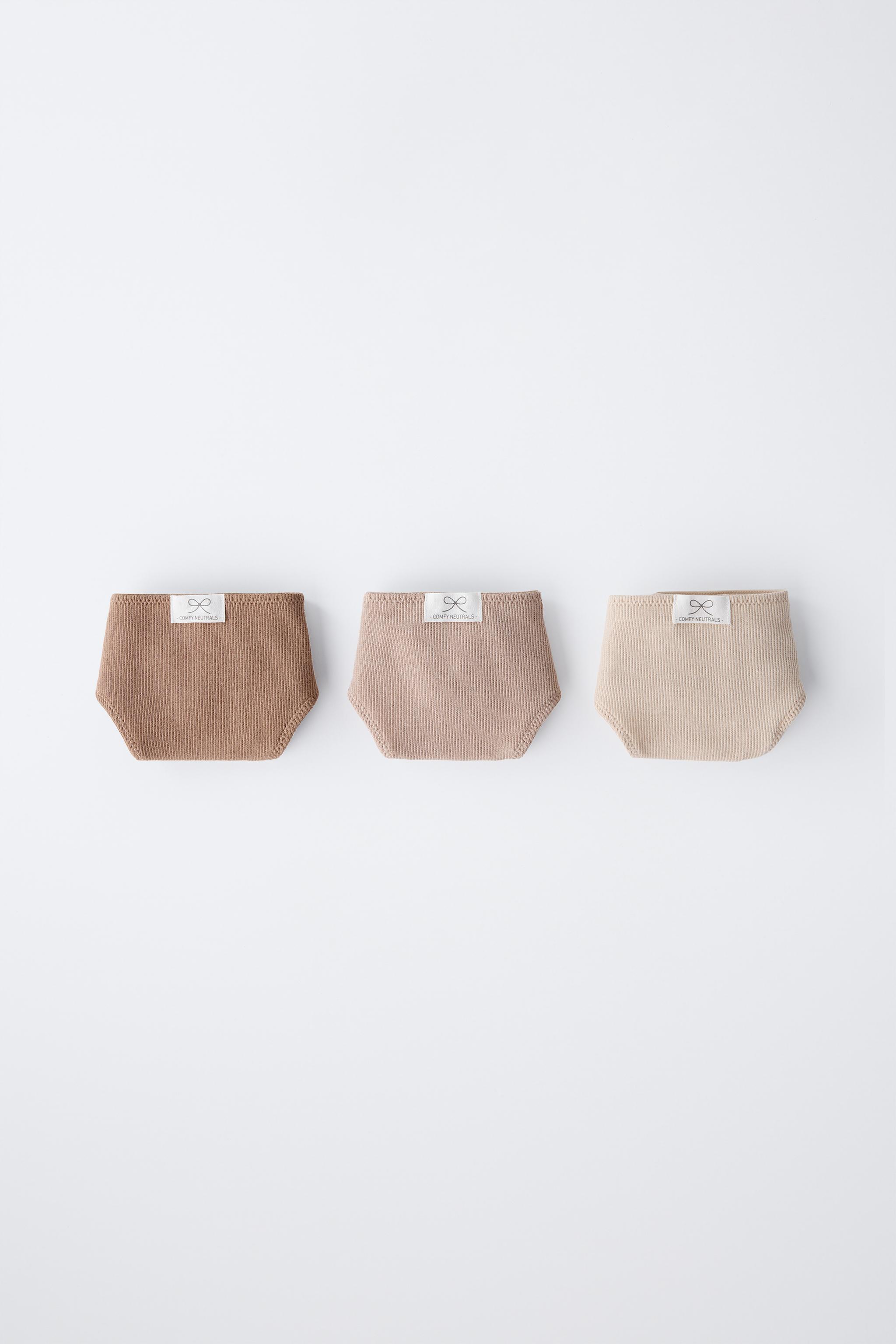 AGES 6-14/ THREE-PACK OF RIBBED BRIEFS WITH LABEL